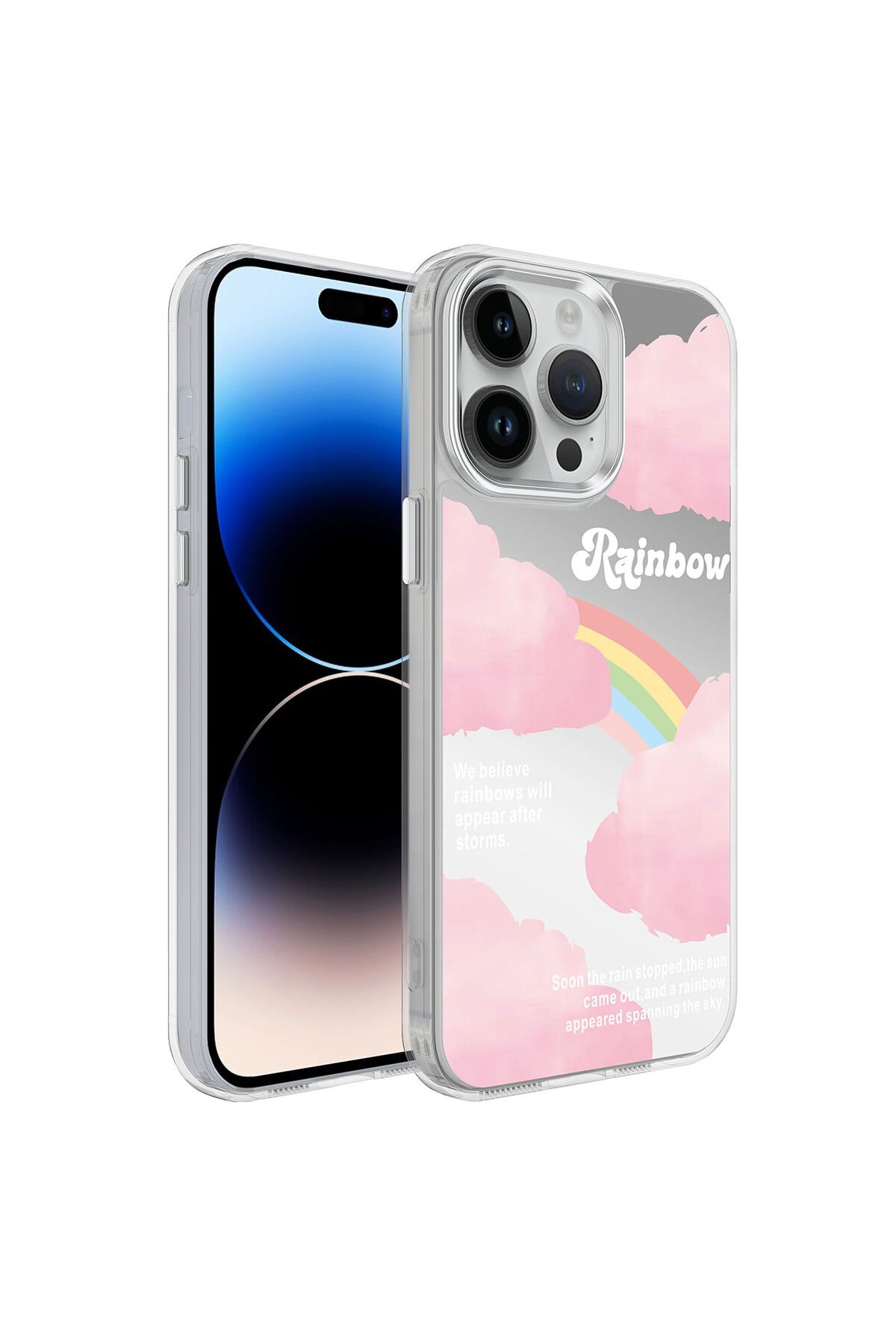 iPhone 14 Pro Max Uyumlu AiHTTgli Parlak Tasarımlı NVTH Mimbo Kılıf-NO6