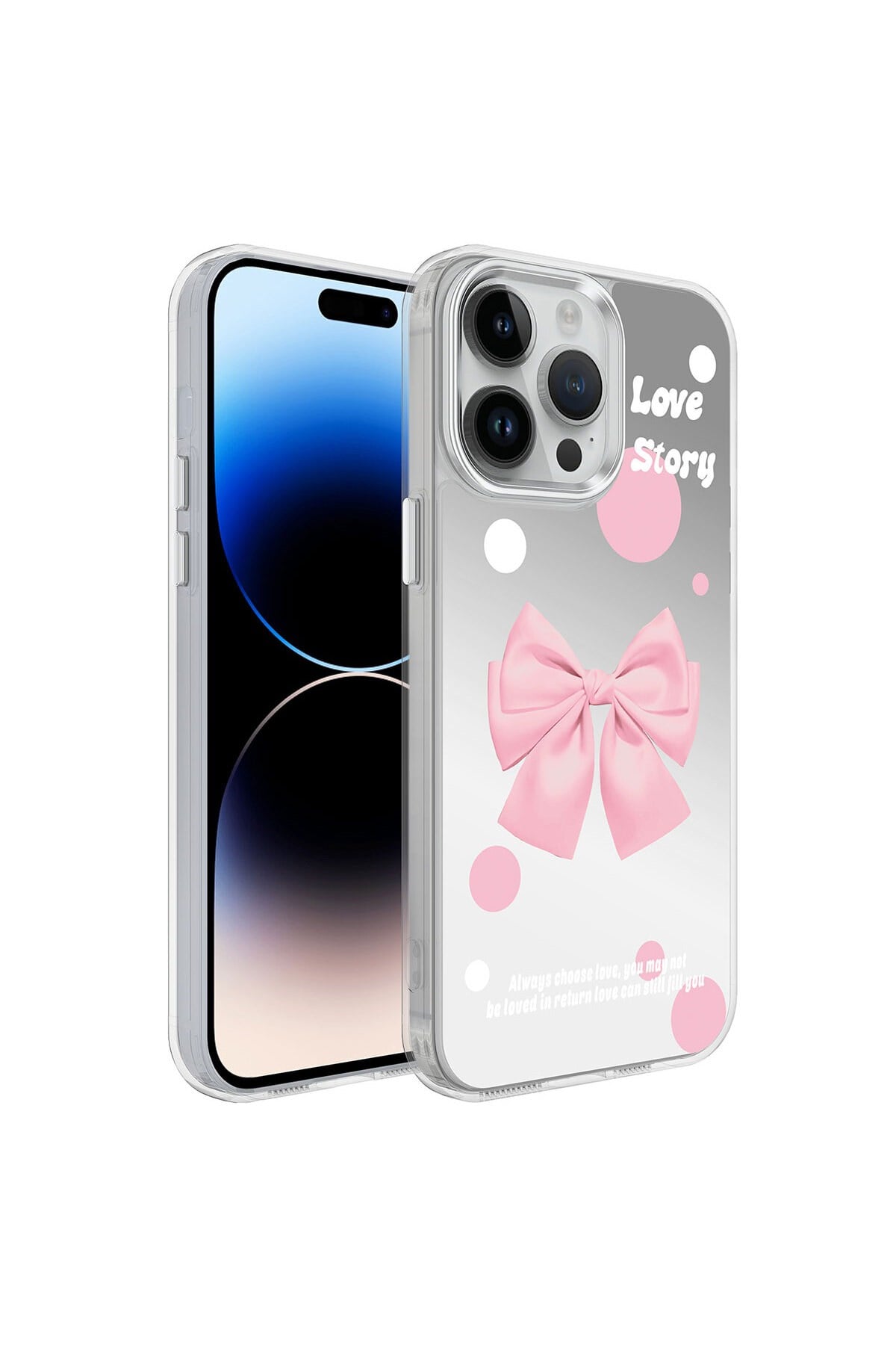 iPhone 14 Pro Uyumlu AiHTTgli Parlak Tasarımlı NVTH Mimbo Kılıf-NO2