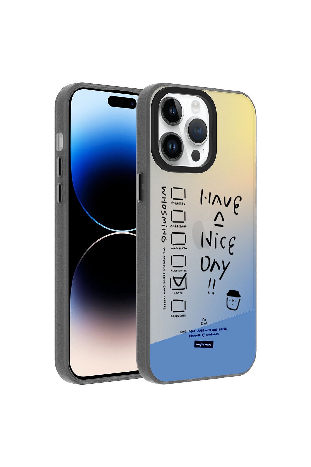 iPhone 14 Pro Uyumlu Desenli NVTH Dragon Sert Kılıf-Have