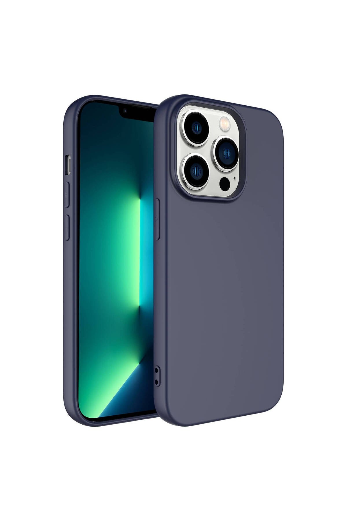 iPhone 14 Pro Uyumlu NVTH LSR Lansman Kılıf-Lacivert