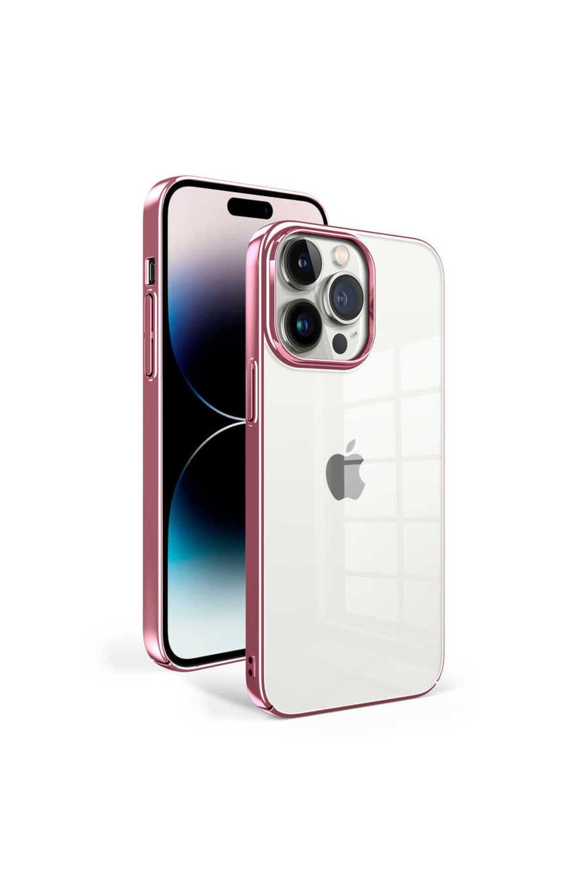 iPhone 14 Pro Uyumlu NVTH Sun Kılıf-Rose Gold