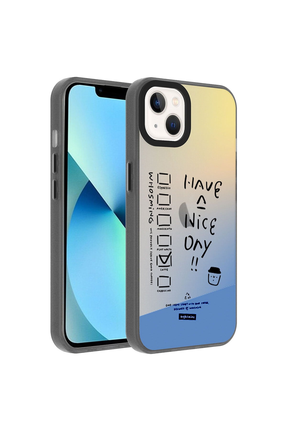 iPhone 14 Uyumlu Desenli NVTH Dragon Sert Kılıf-Have