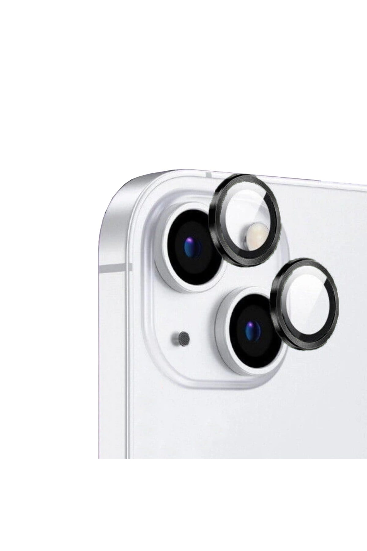 iPhone 14 Uyumlu NVTH CL-12 Premium Safir Parmak İzi Bırakmayan Anti-RefCLOive Kamera CLO Kor