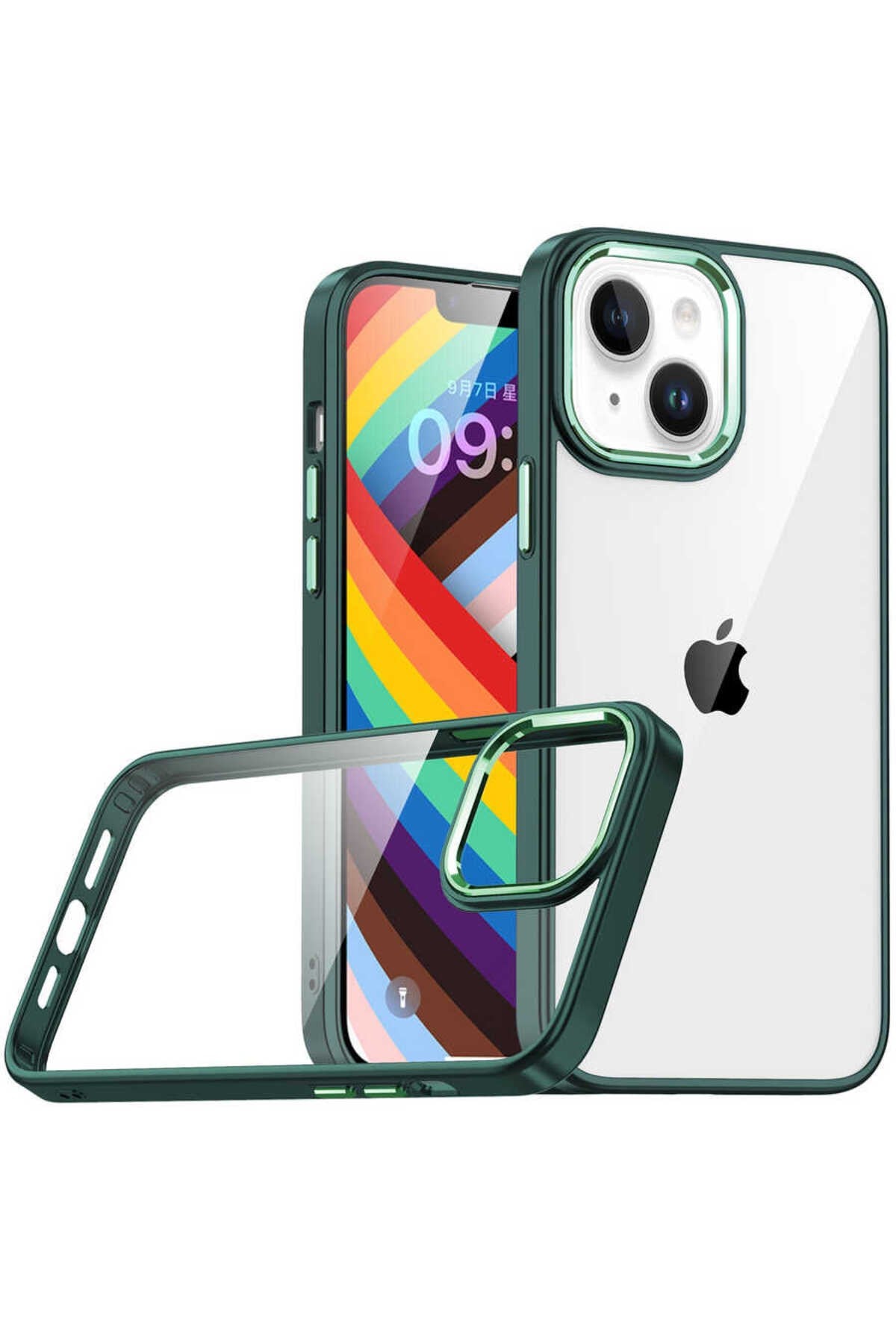 iPhone 14 Uyumlu NVTH Flora Kılıf-Yeşil