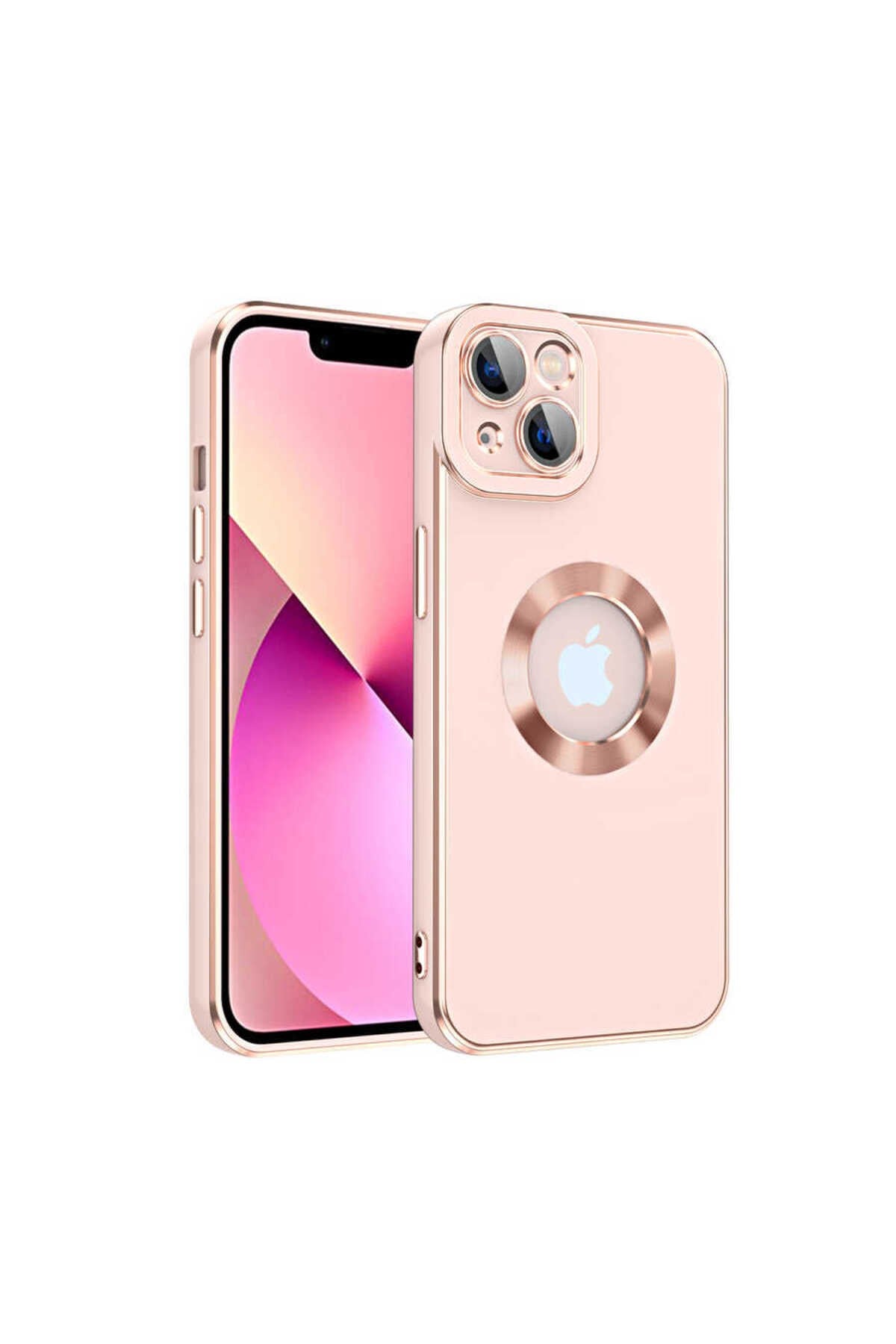 iPhone 14 Uyumlu NVTH Kongo Kılıf-Rose Gold