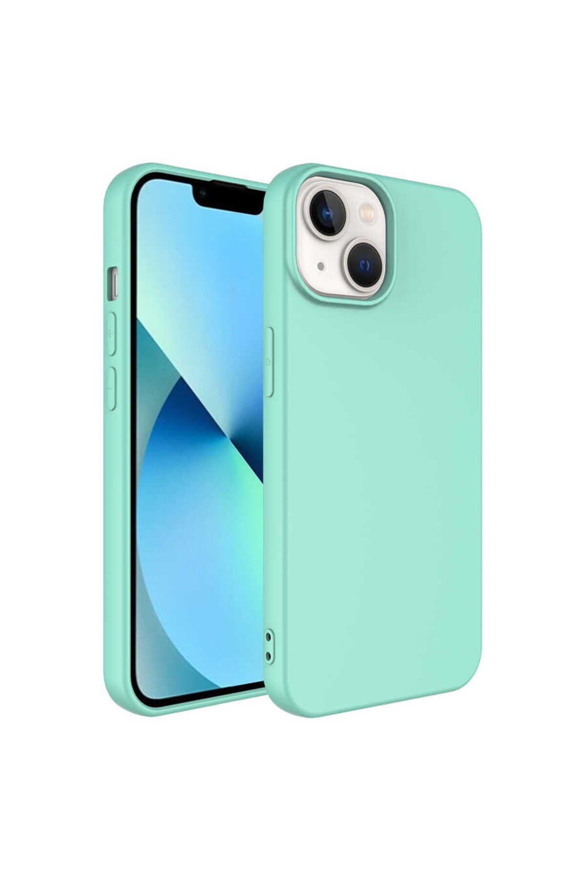 iPhone 14 Uyumlu NVTH Mara Lansman Kılıf-Açık Yeşil
