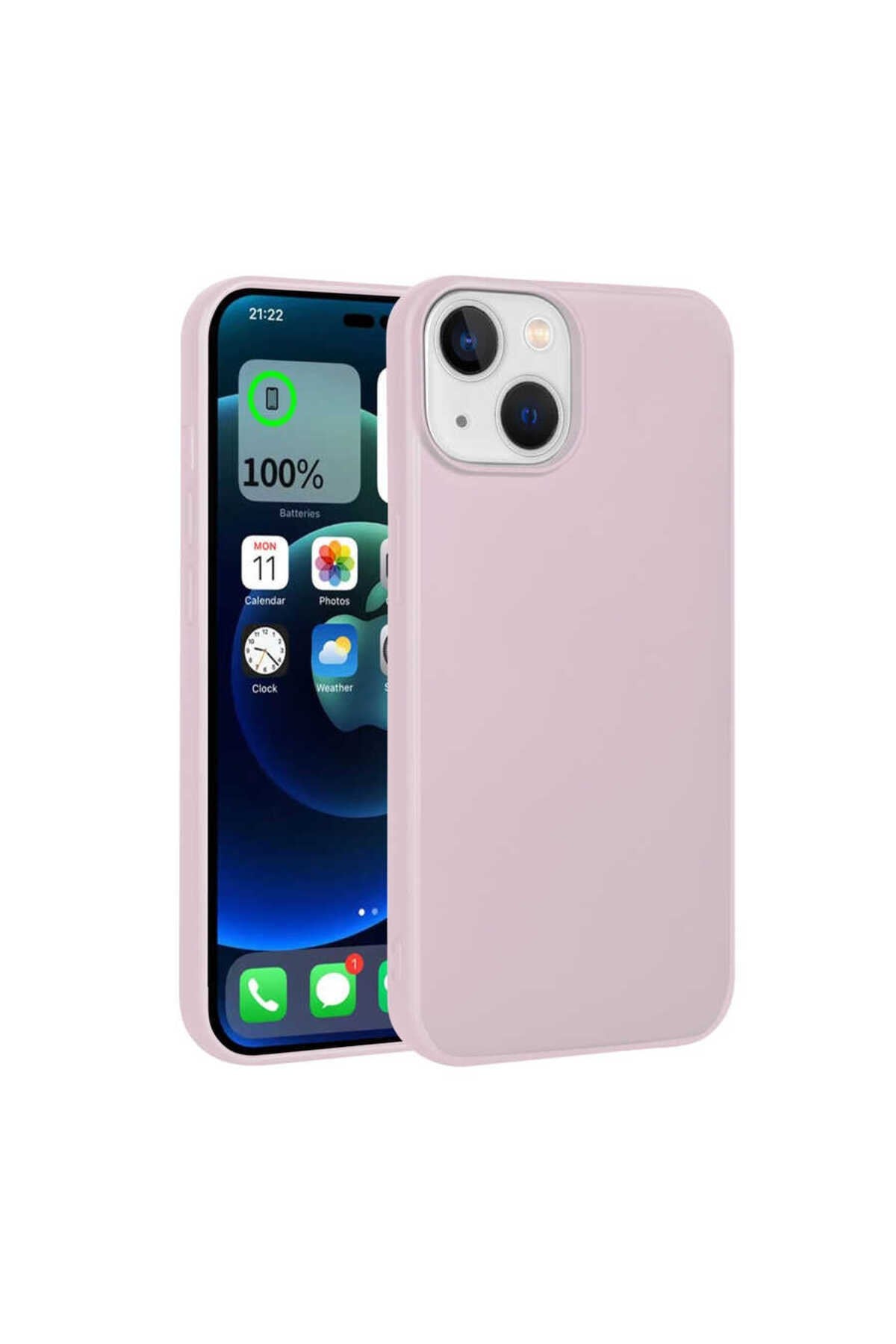 iPhone 14 Uyumlu NVTH Premier Silikon Kılıf-Rose Gold