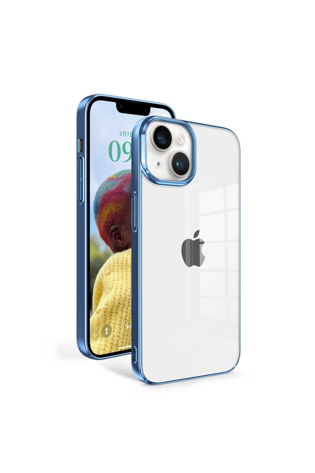 iPhone 14 Uyumlu NVTH Sun Kılıf-Mavi Açık