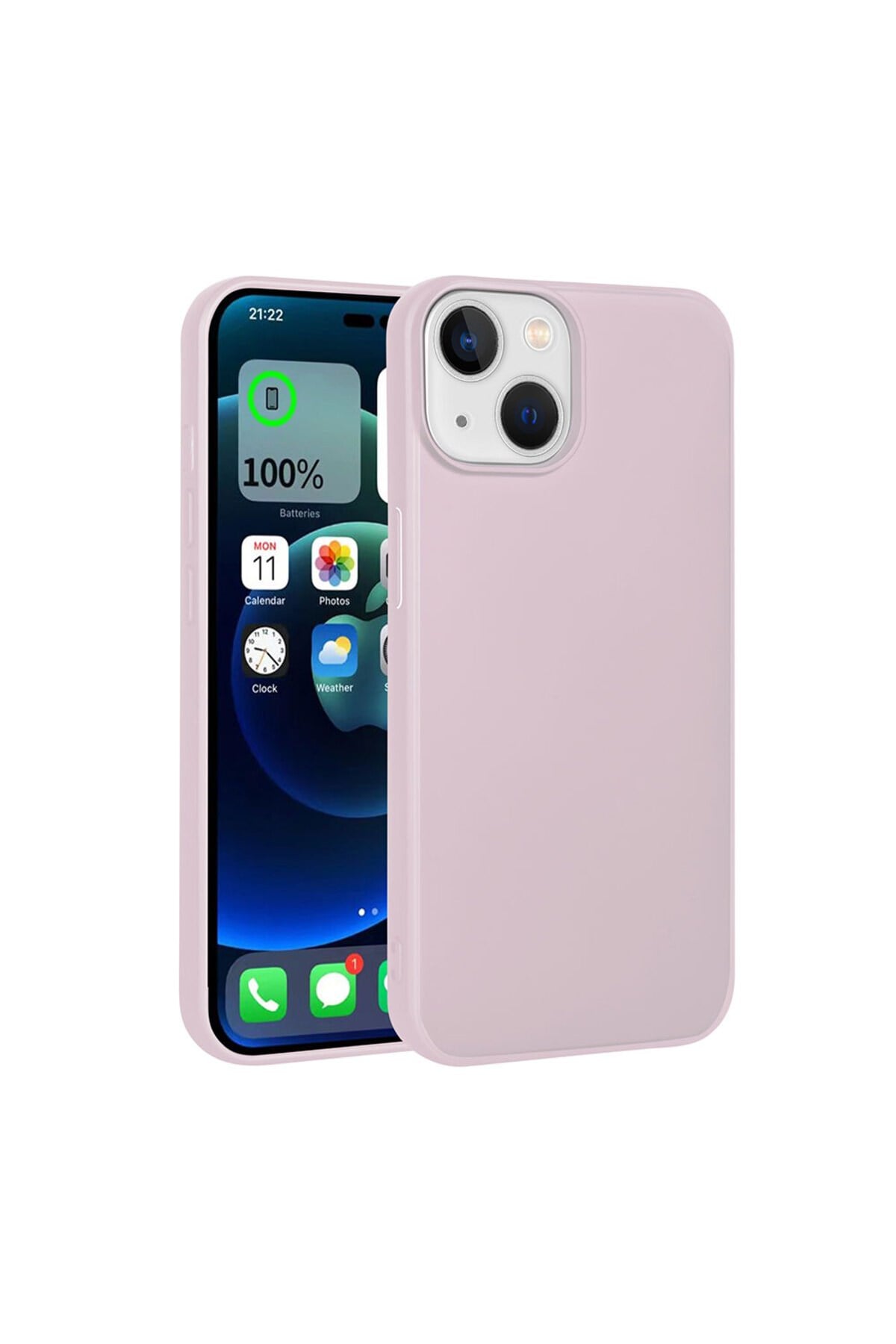 iPhone 15 Plus Uyumlu NVTH Premier Silikon Kılıf-Rose Gold