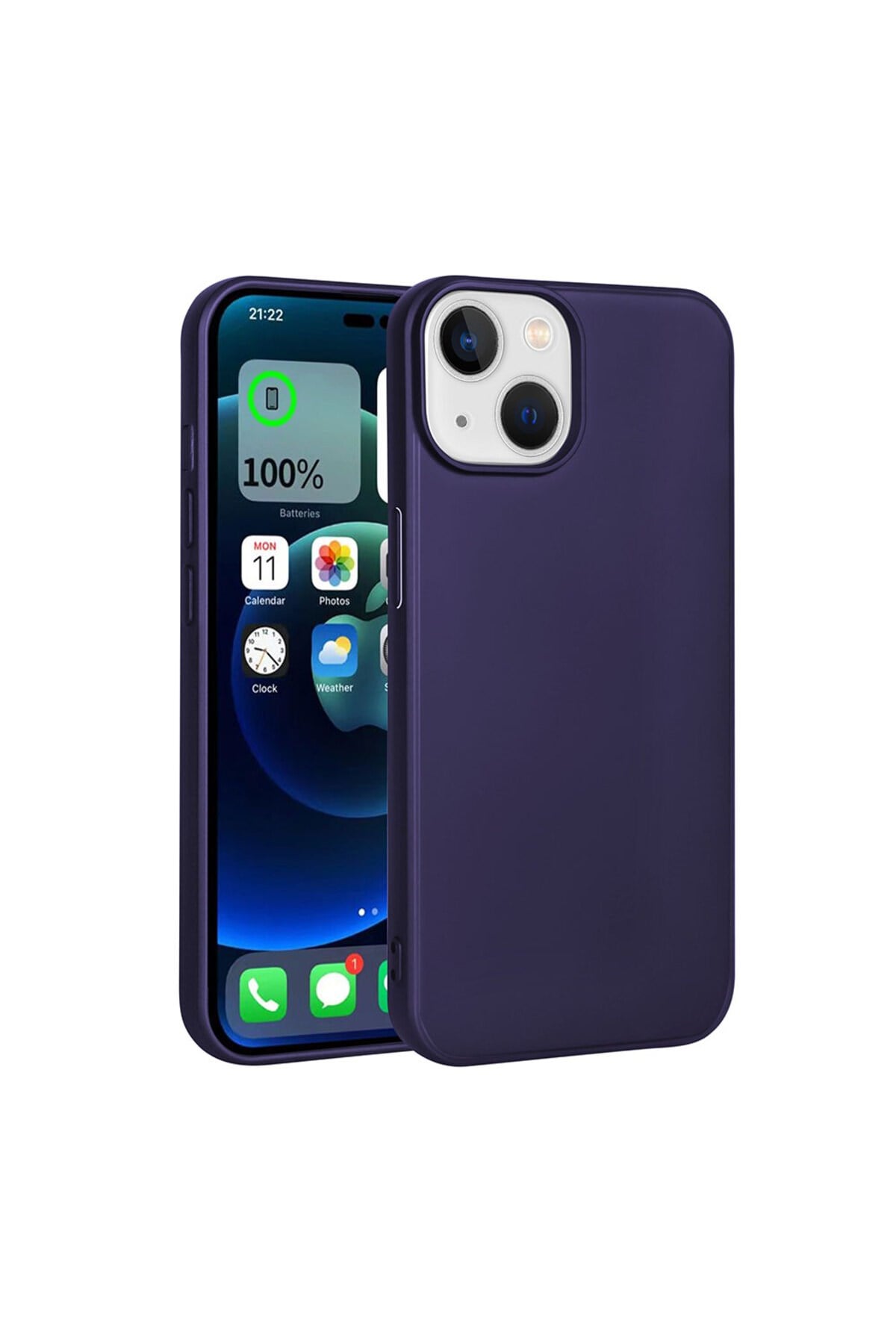 iPhone 15 Plus Uyumlu NVTH Premier Silikon Kılıf-Lacivert