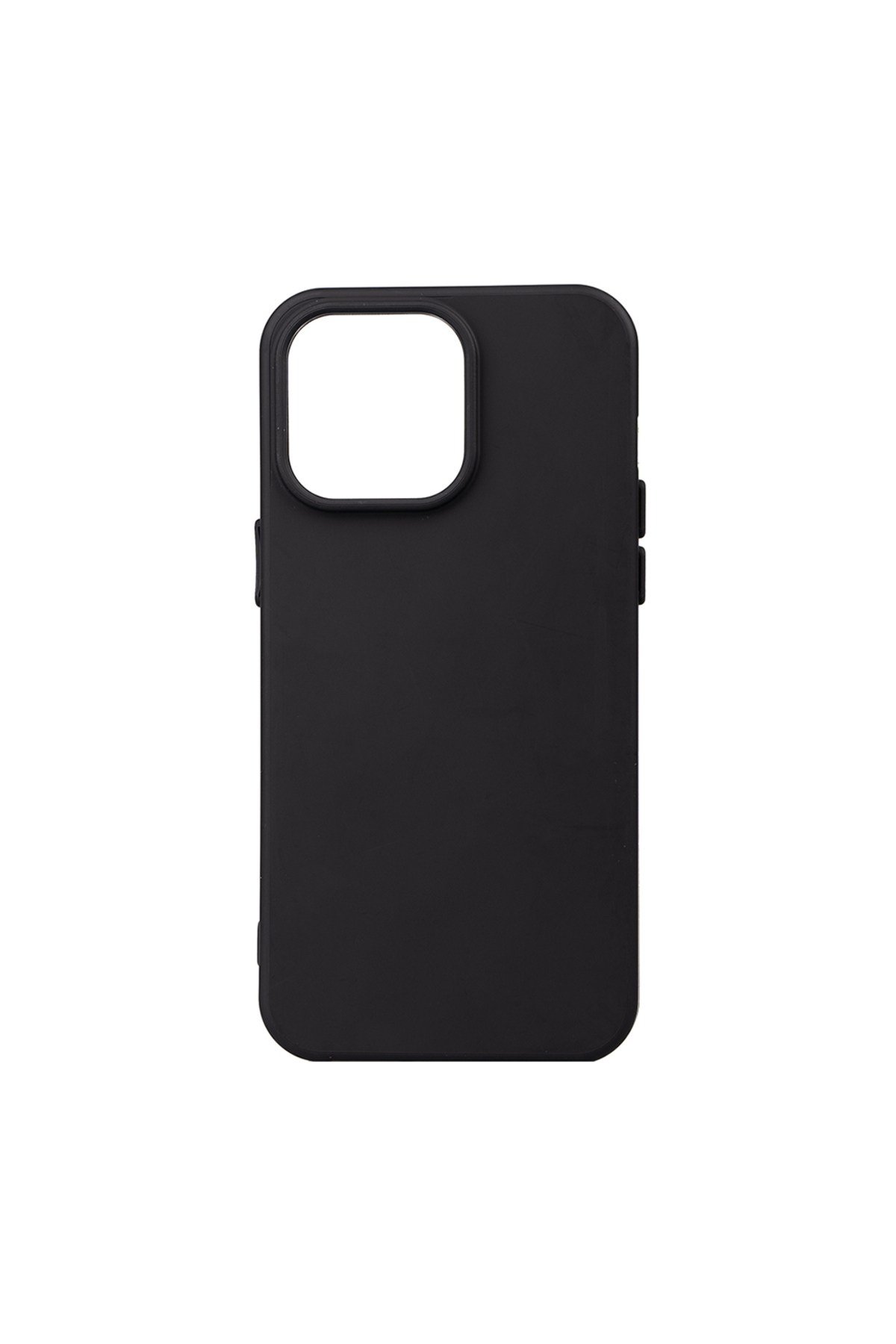 iPhone 15 Pro Max Uyumlu Kılıf NVTH Biye Silikon-Siyah