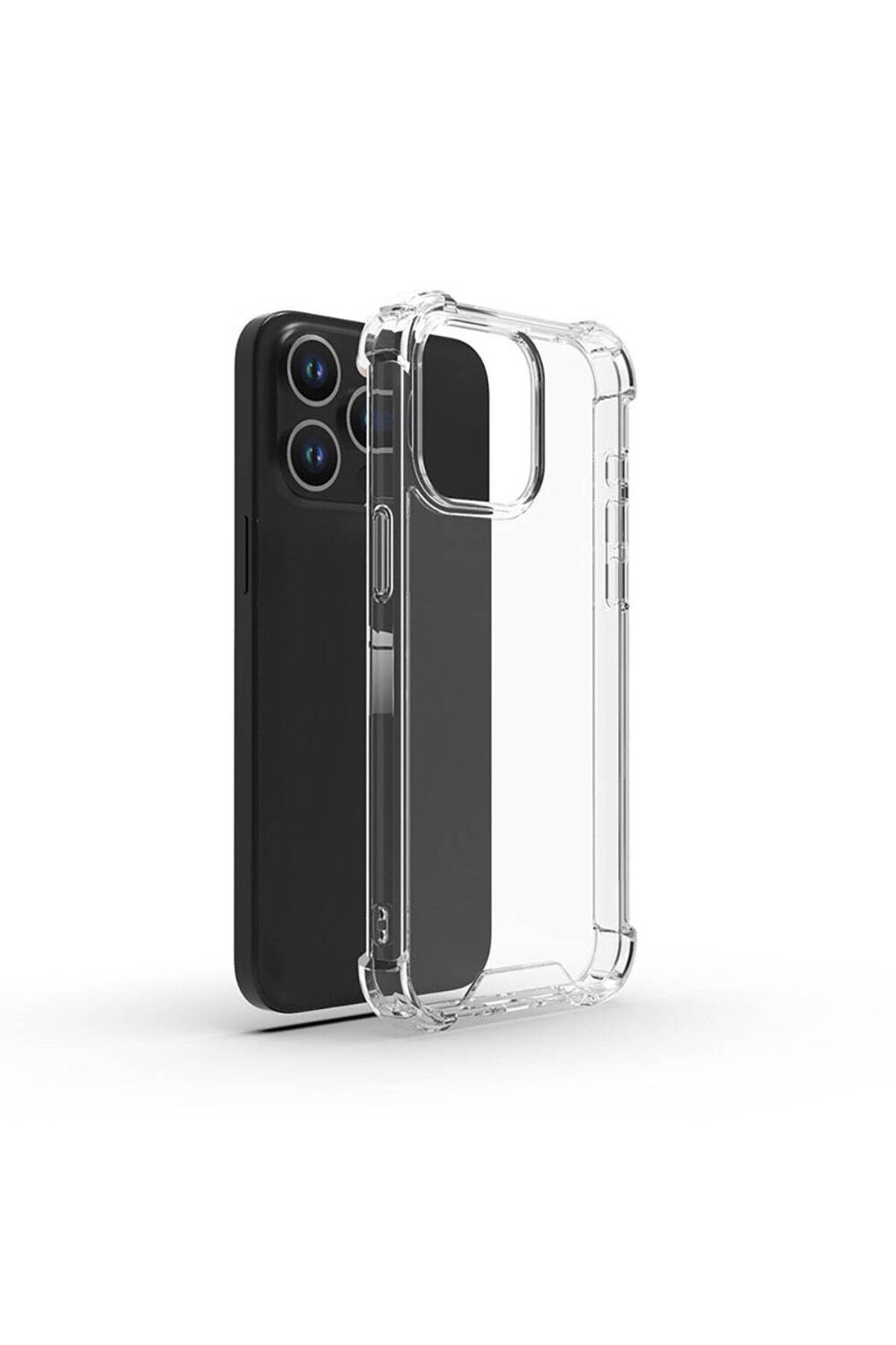 iPhone 15 Pro Max Uyumlu NVTH Nitro Anti Shock Silikon-Renksiz
