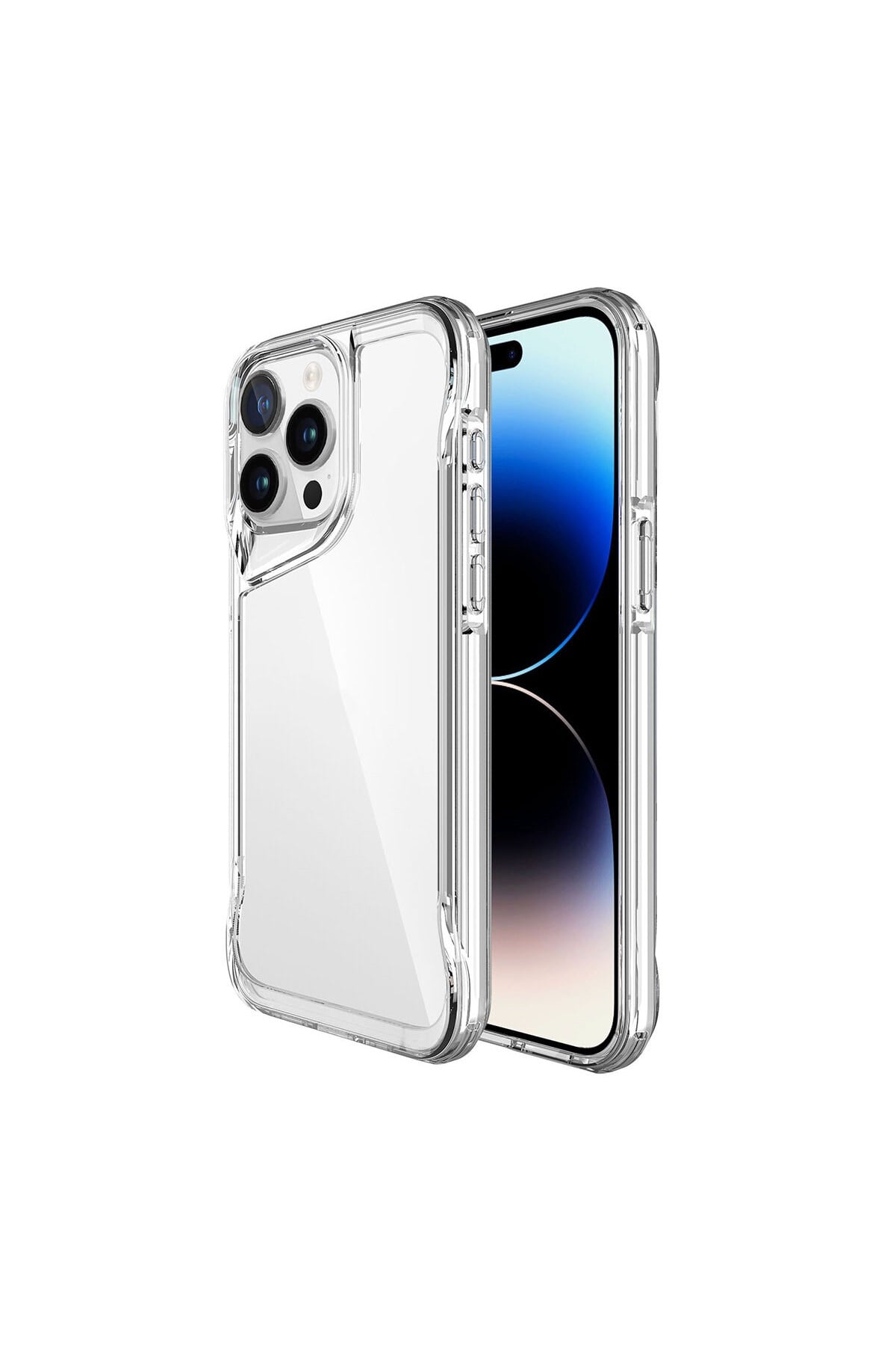 iPhone 15 Pro Max Uyumlu NVTH T-Max Kılıf-Renksiz
