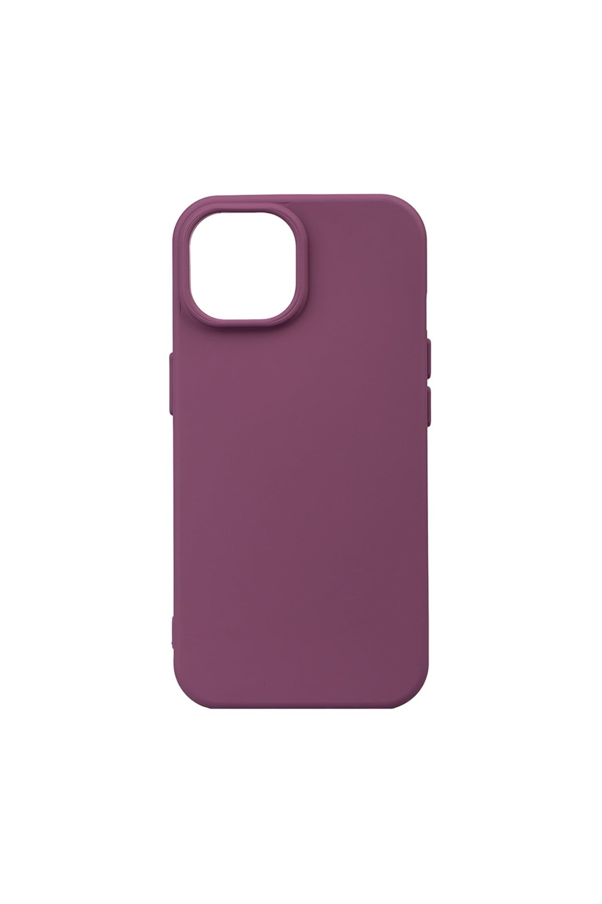 iPhone 15 Uyumlu Kılıf NVTH Biye Silikon-Mor
