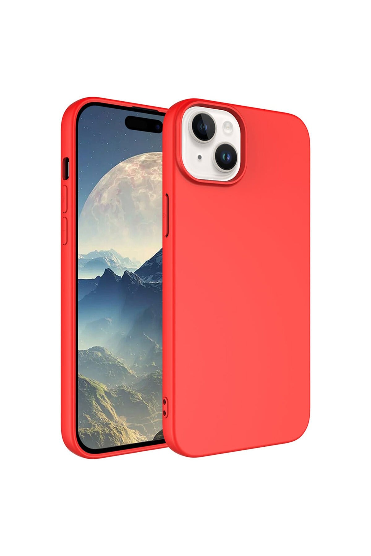 iPhone 15 Uyumlu NVTH LSR Lansman Kılıf-Kırmızı