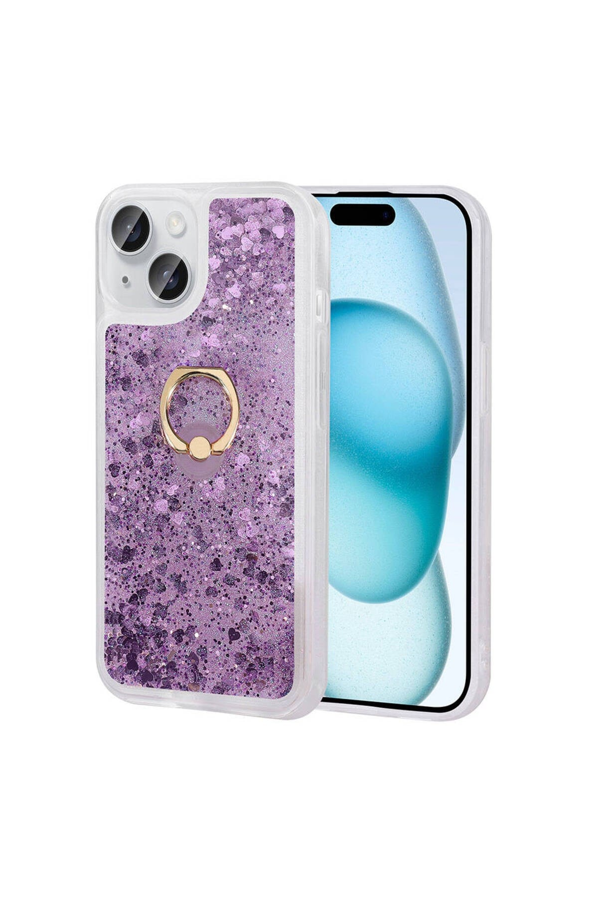 iPhone 15 Uyumlu NVTH Milce Kılıf-Mor