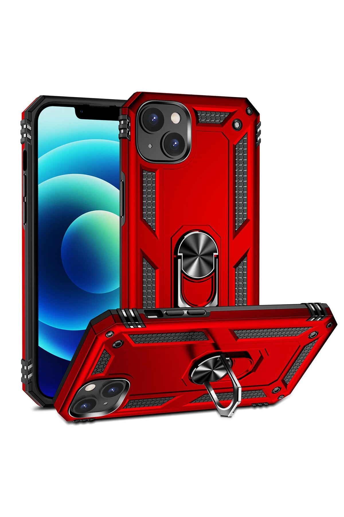 iPhone 15 Uyumlu NVTH Vega Kılıf-Kırmızı