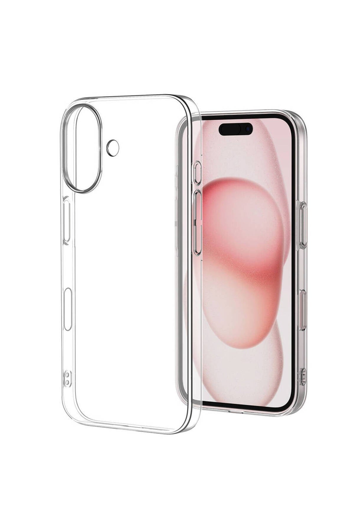 iPhone 16 Kılıf NVTH Droga Kapak-Şeffaf