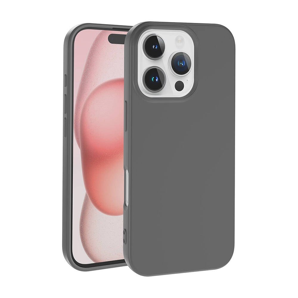 iPhone 16 Pro Kılıf NVTH LSR Lansman Kapak-Titanyum-Gri
