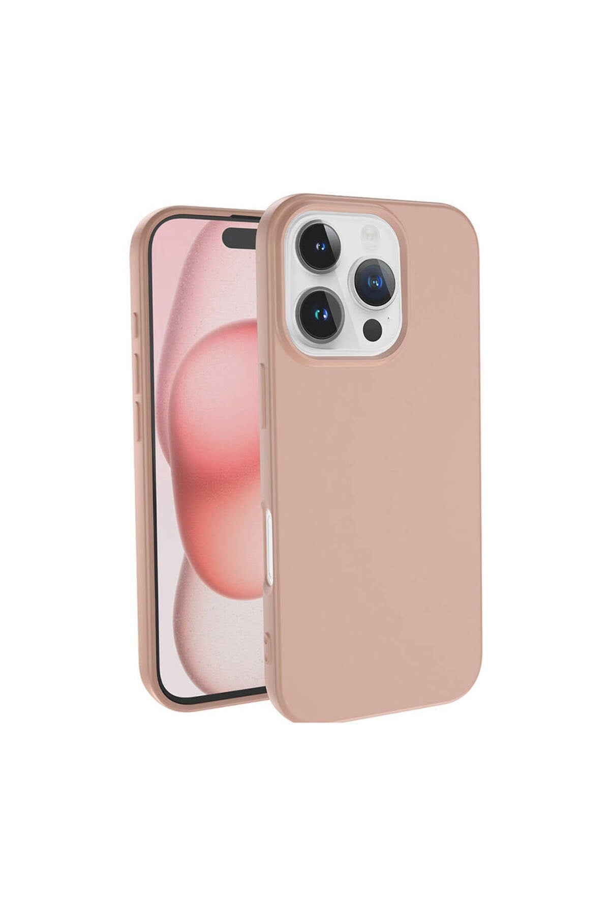 iPhone 16 Pro Max Kılıf NVTH LSR Lansman Kapak-Gold