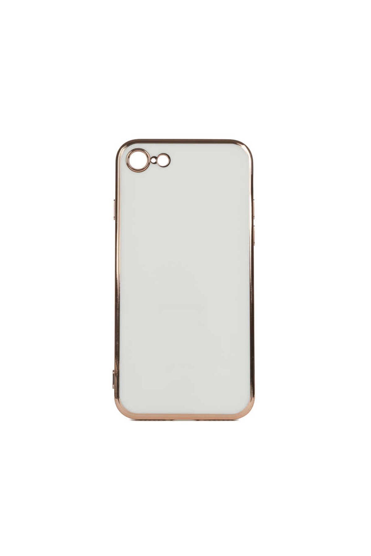 iPhone 7 Kılıf NVTH Bark Kapak - Beyaz
