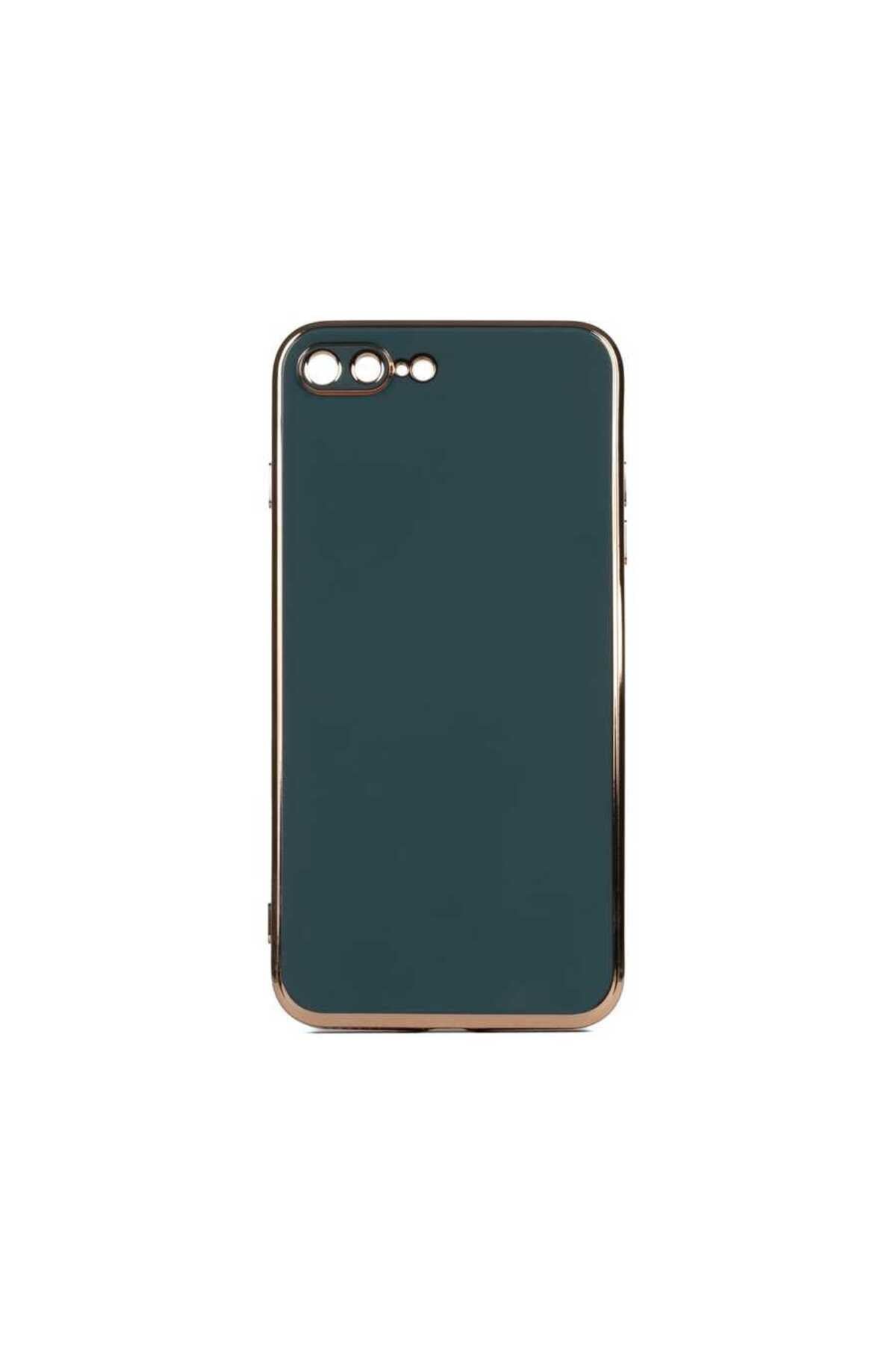 iPhone 7 Plus Kılıf NVTH Bark Kapak - Petrol Yeşil