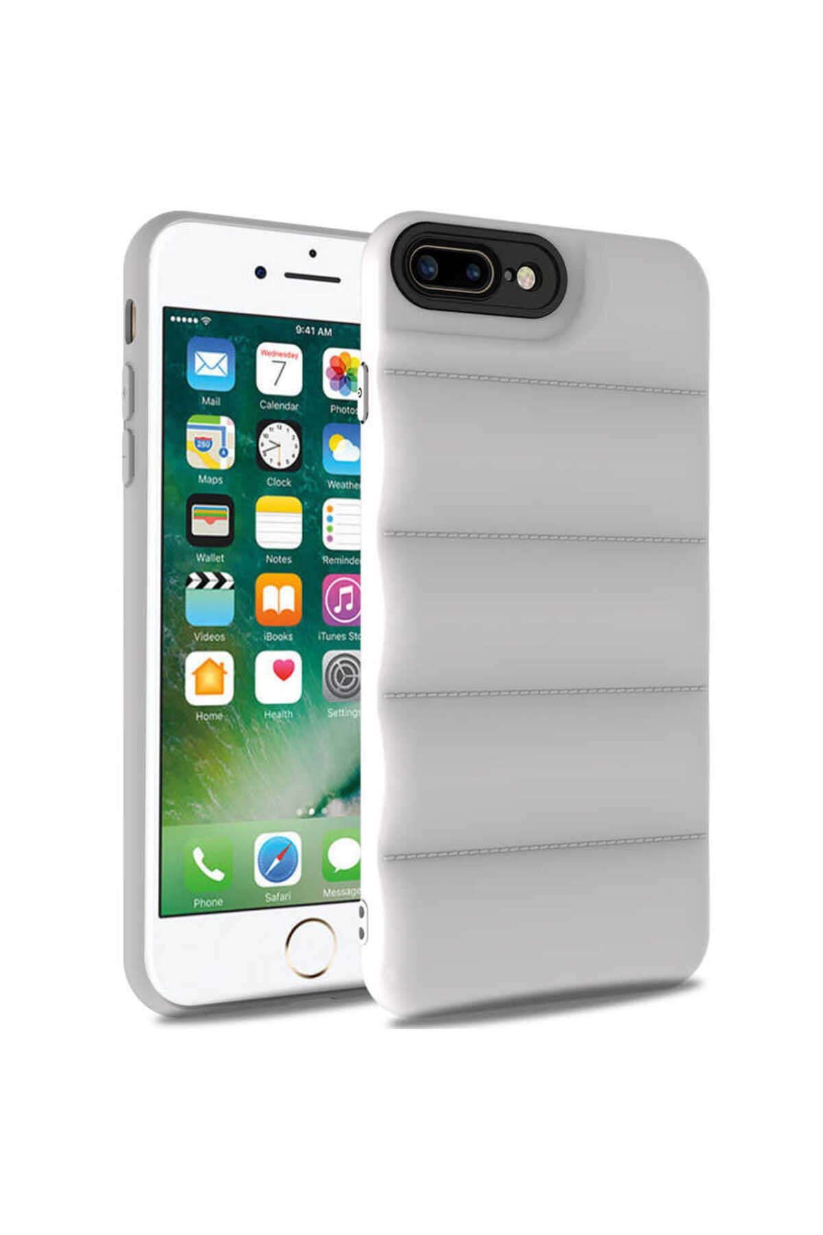 iPhone 7 Plus Kılıf NVTH Kasis Kapak - Beyaz