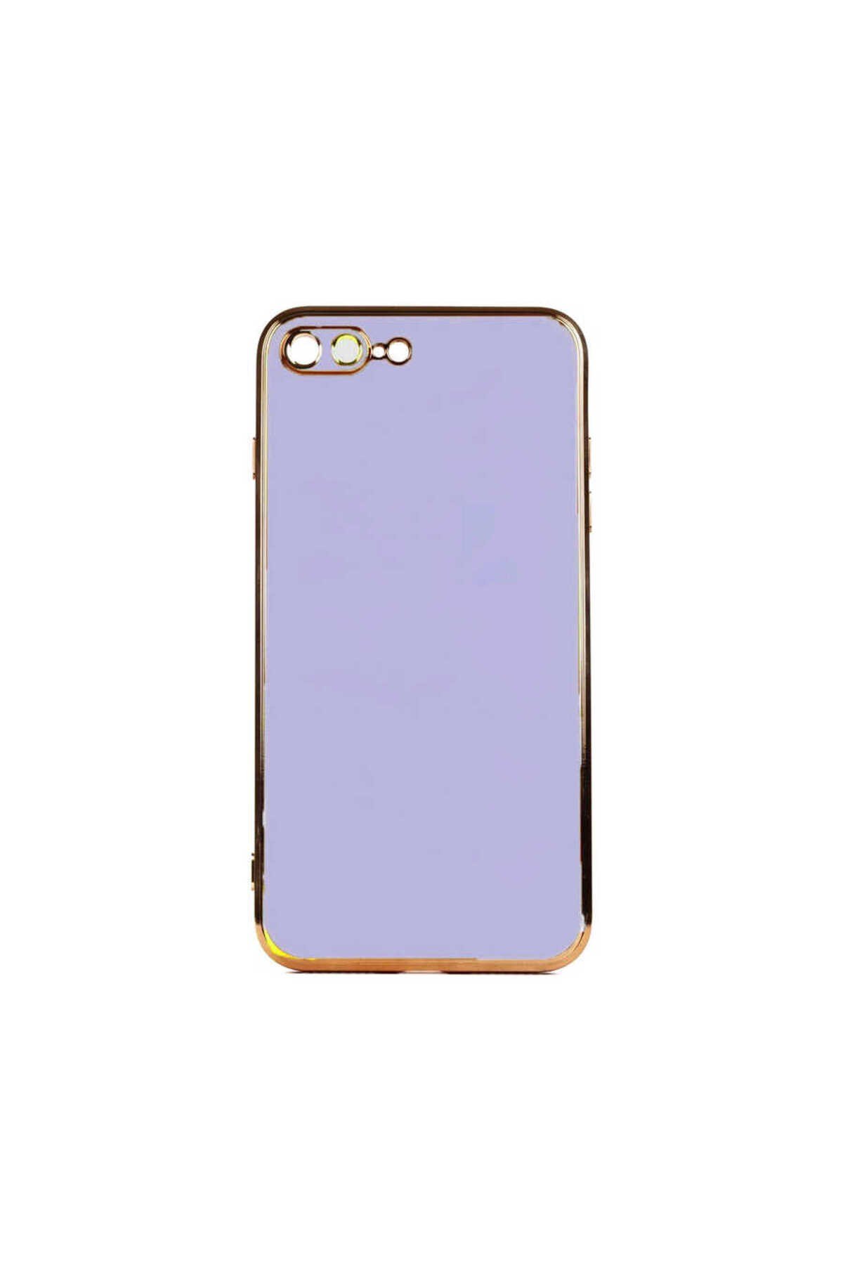 iPhone 8 Plus Kılıf NVTH Bark Kapak - Mor