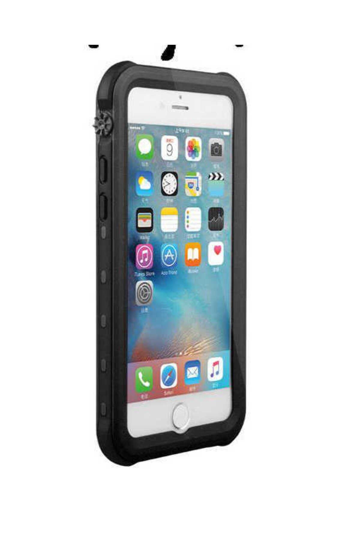 iPhone SE 2022 Uyumlu NVTH 1-1 Su Geçirmez Kılıf-Siyah