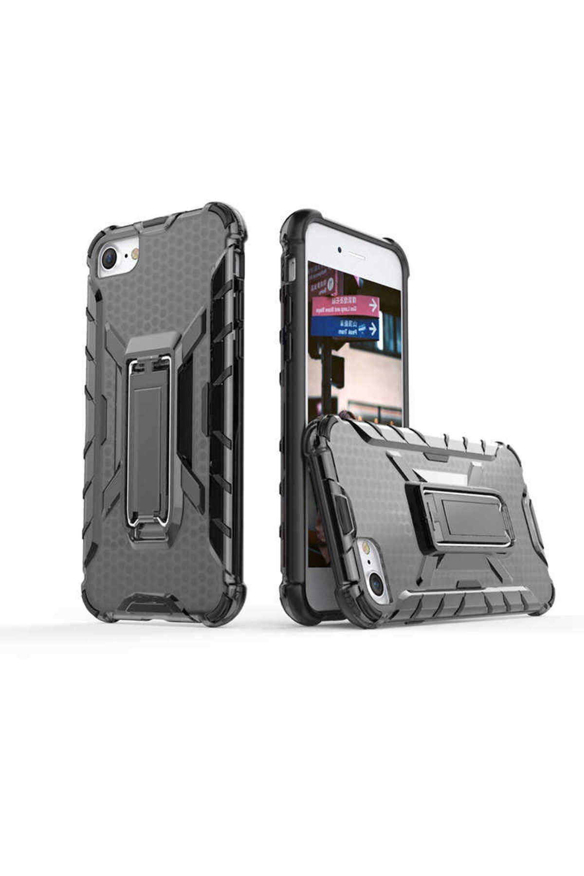 iPhone SE 2022 Uyumlu NVTH Klik Silikon-Siyah