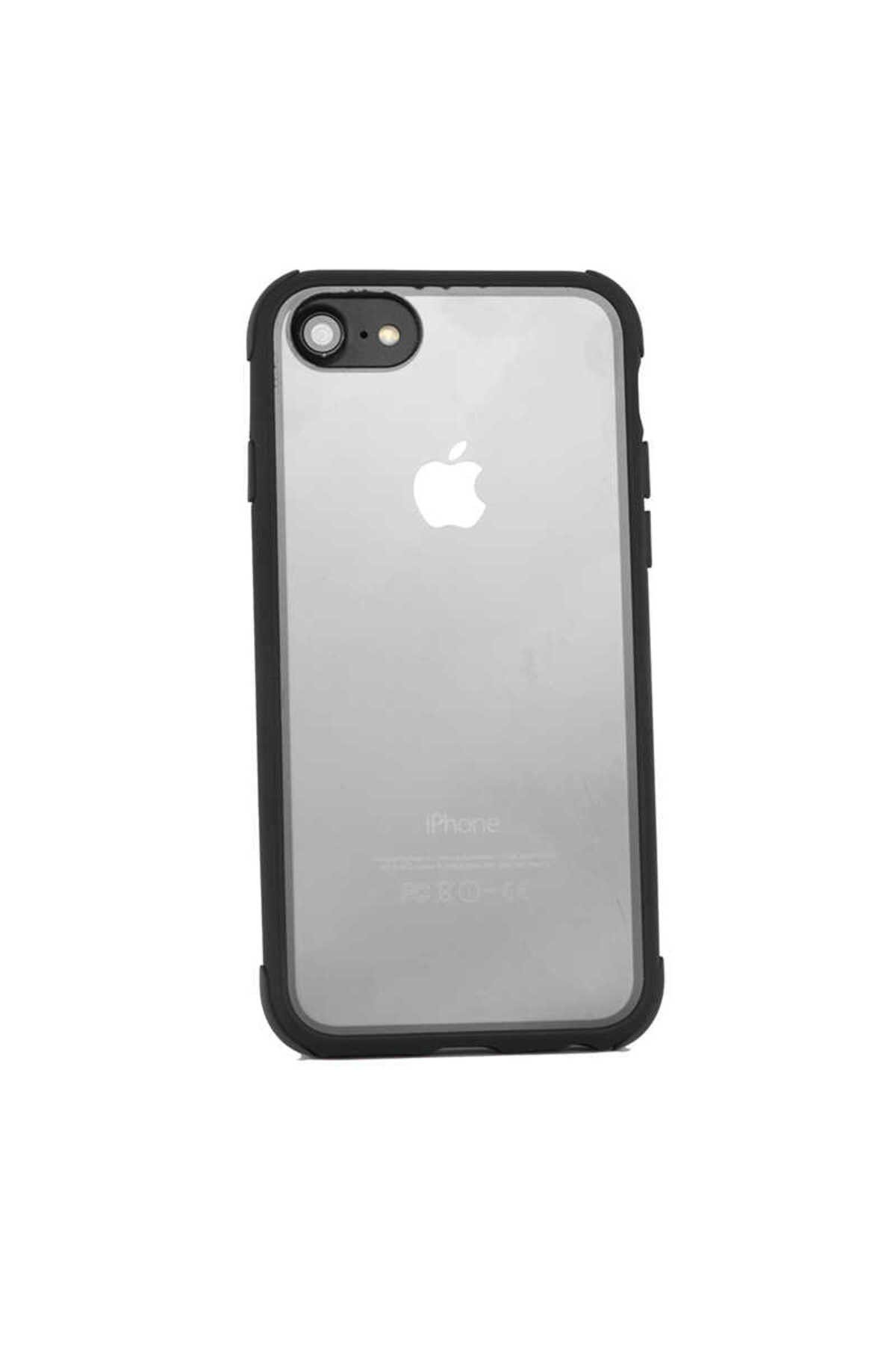 iPhone SE 2022 Uyumlu NVTH Tiron Kılıf-Siyah