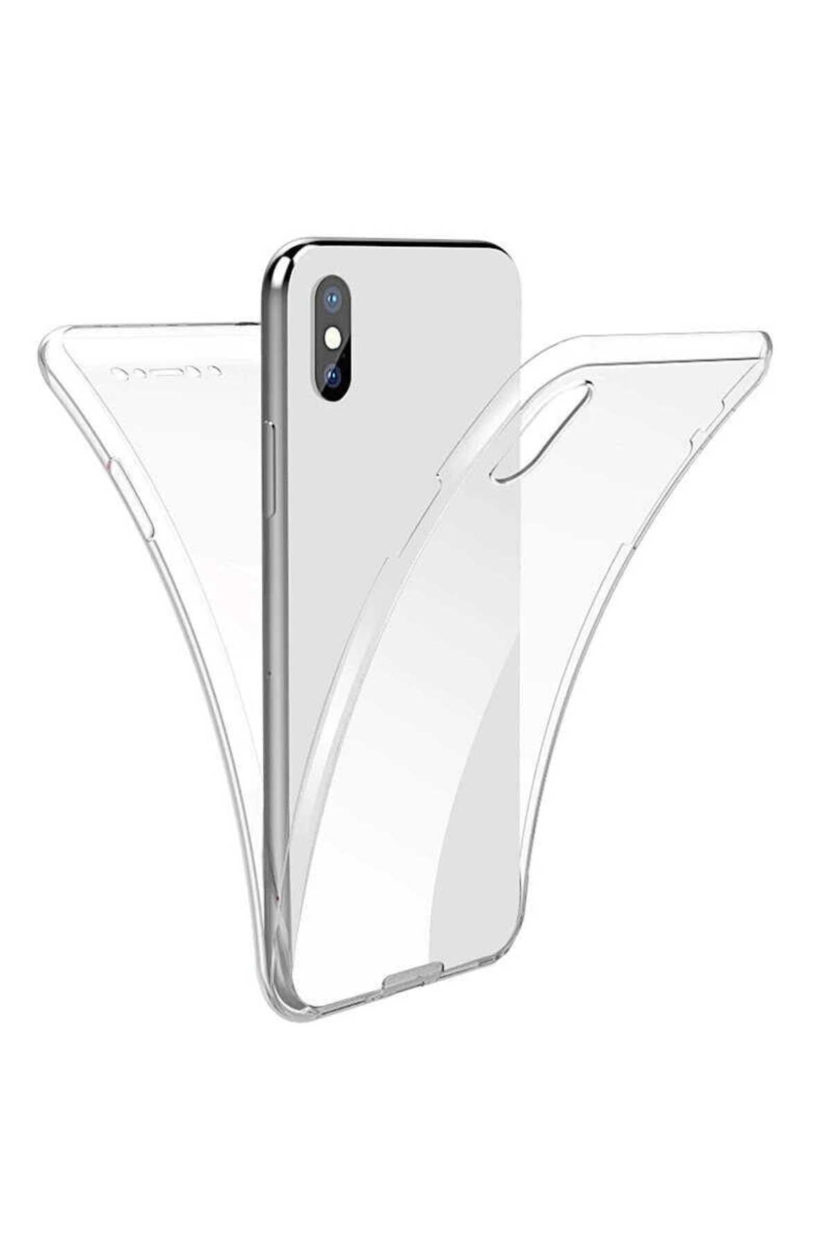 iPhone XS 5.8 Kılıf NVTH Enjoy Kapak - Renksiz