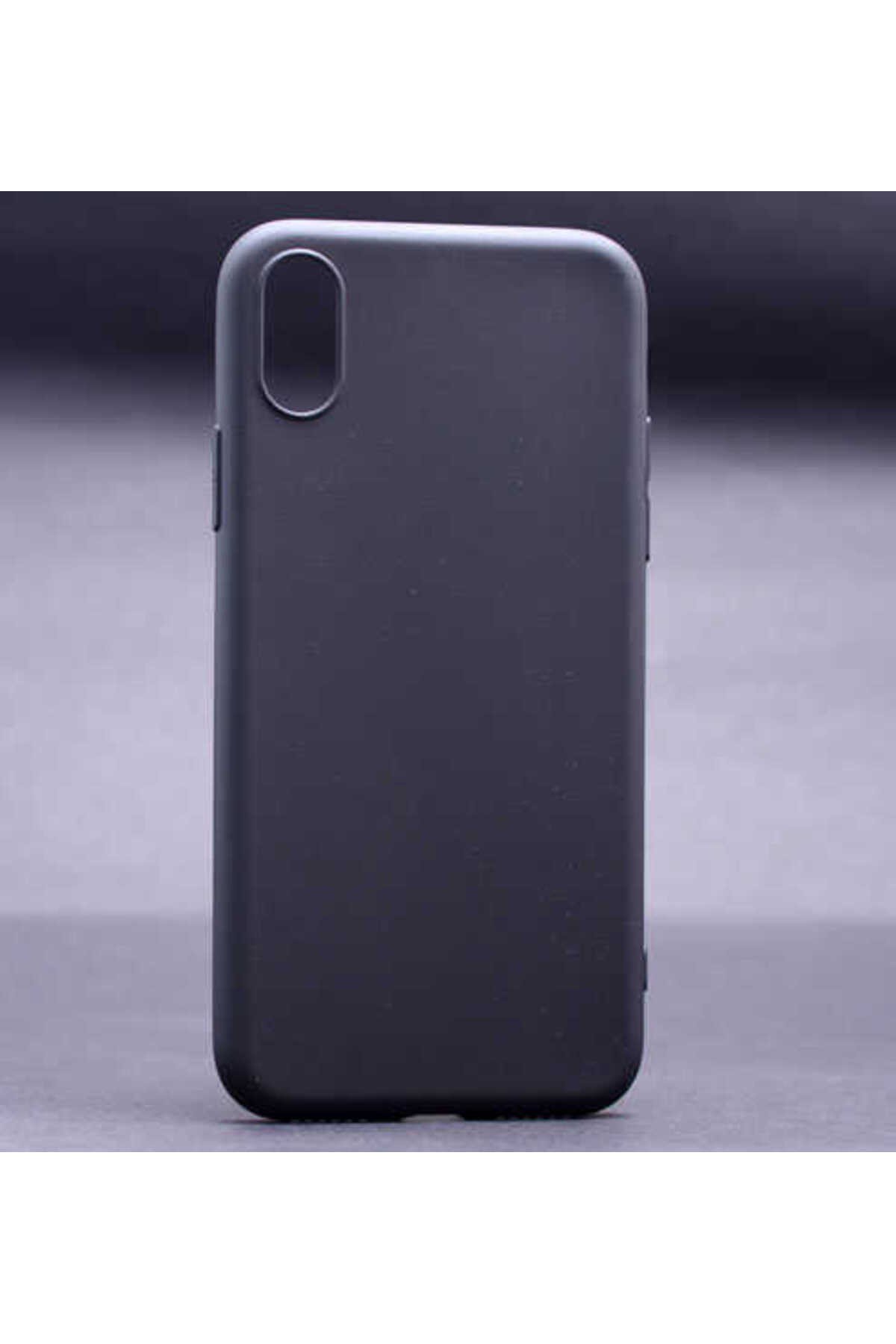 iPhone XS 5.8 Kılıf NVTH İmax Silikon - Siyah