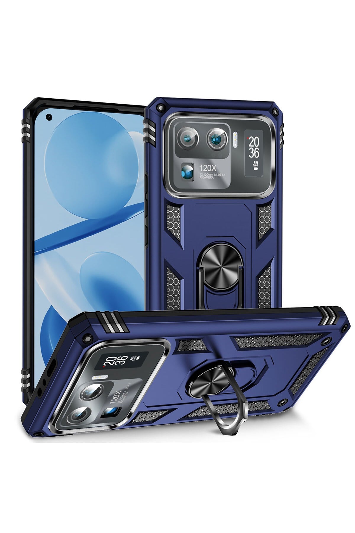 Mi 11 Ultra Kılıf NVTH Vega Kapak - Mavi