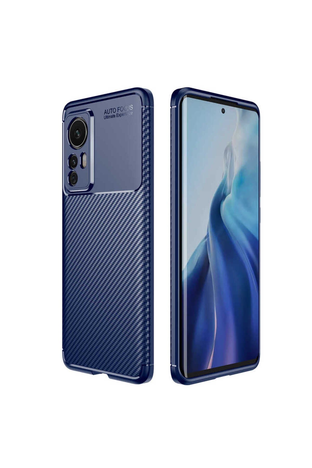Mi 12 Pro Kılıf NVTH Negro Silikon Kapak - Lacivert