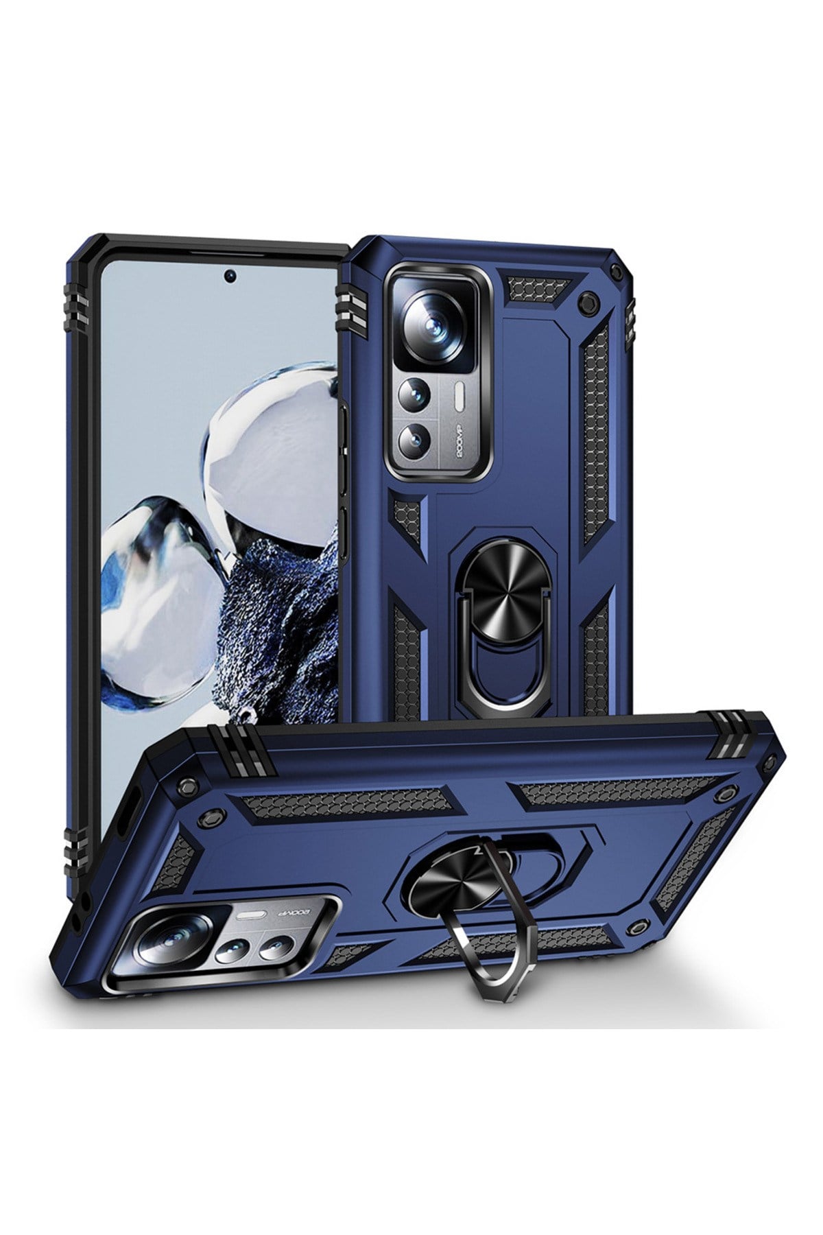 Mi 12T Pro Kılıf NVTH Vega Kapak - Mavi