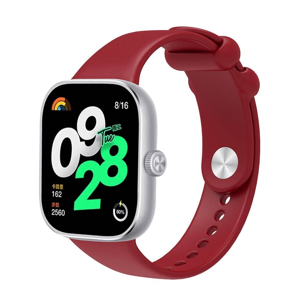 Mi Band 8 Pro NVTH KRD-109 Silikon Kordon-Koyu Kırmızı
