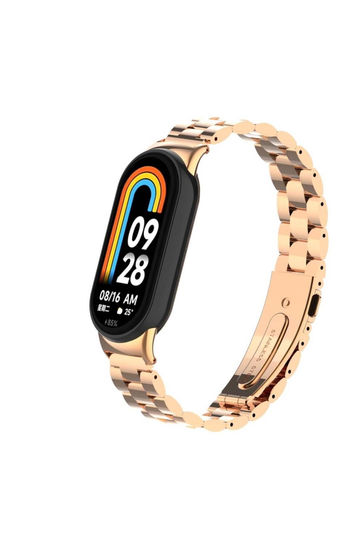 Mi Band 9 KRD-04 Metal Kordon-Rose Gold