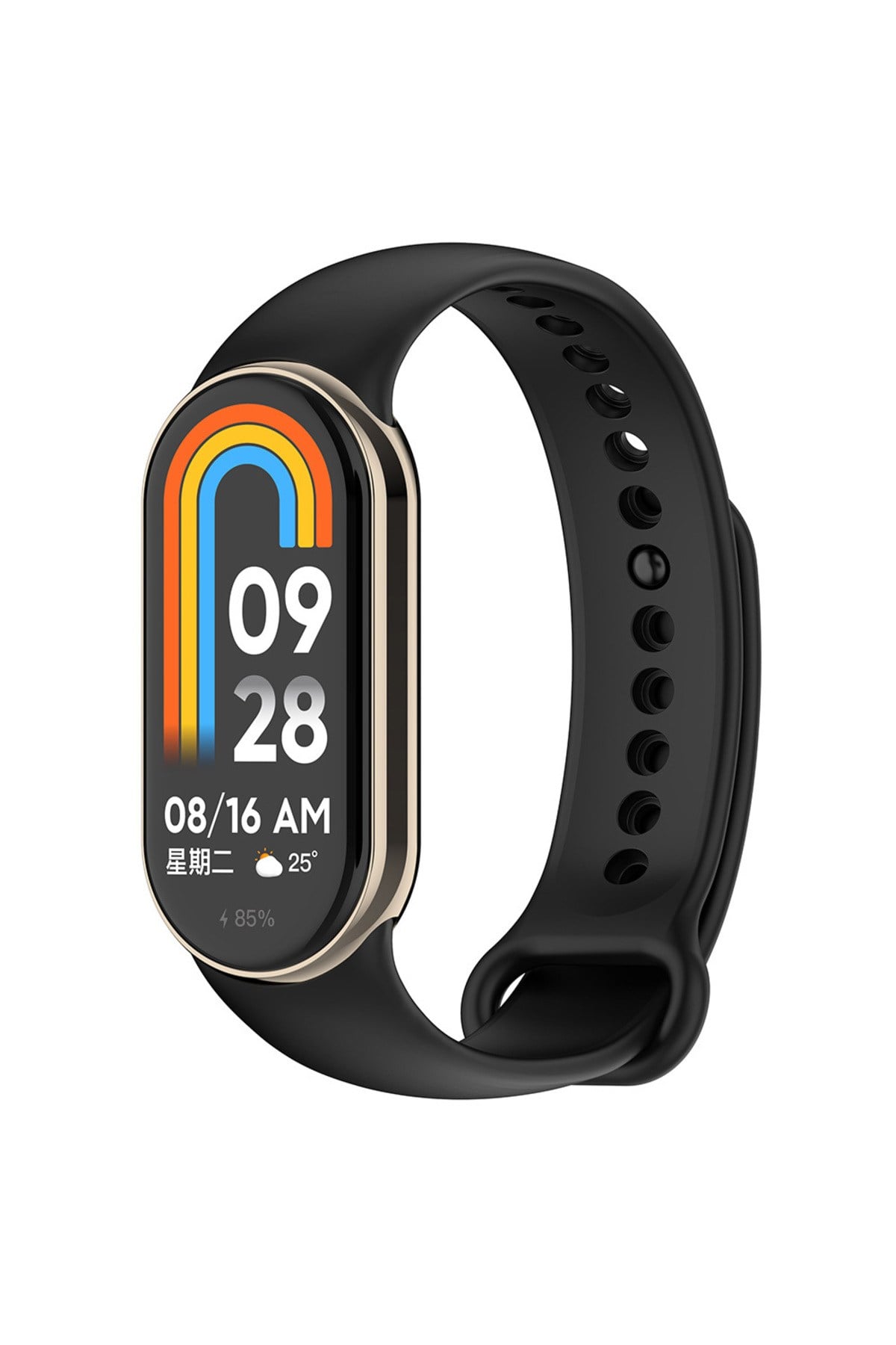 Mi Band 9 Serisi Klasik Kordon Silikon Strap Kayış-Siyah