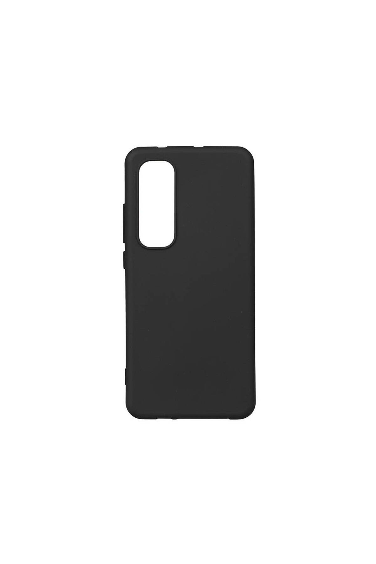 Mi Note 10 Lite Kılıf NVTH Biye Silikon - Siyah