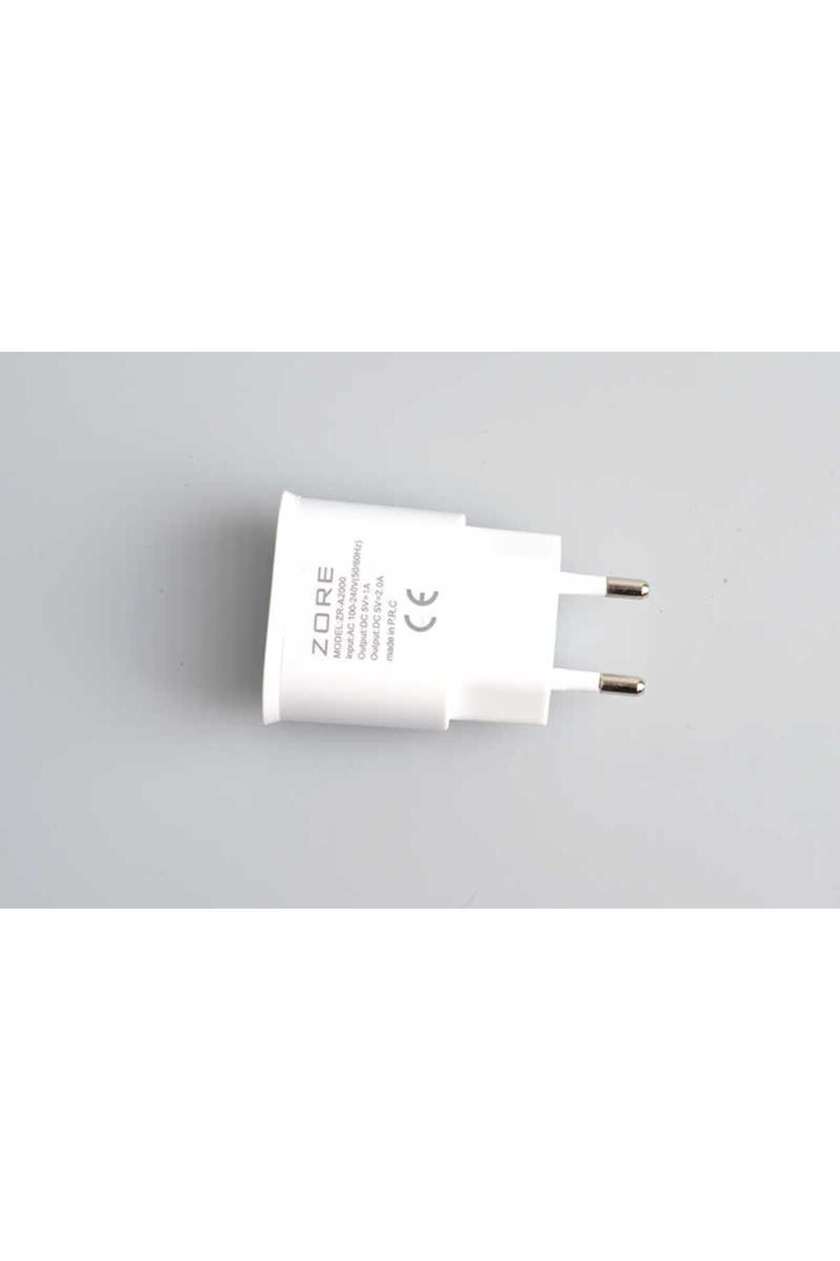 NVTH ZR-A2000 2 Usb li Lightning Ev Şarj Seti - Beyaz
