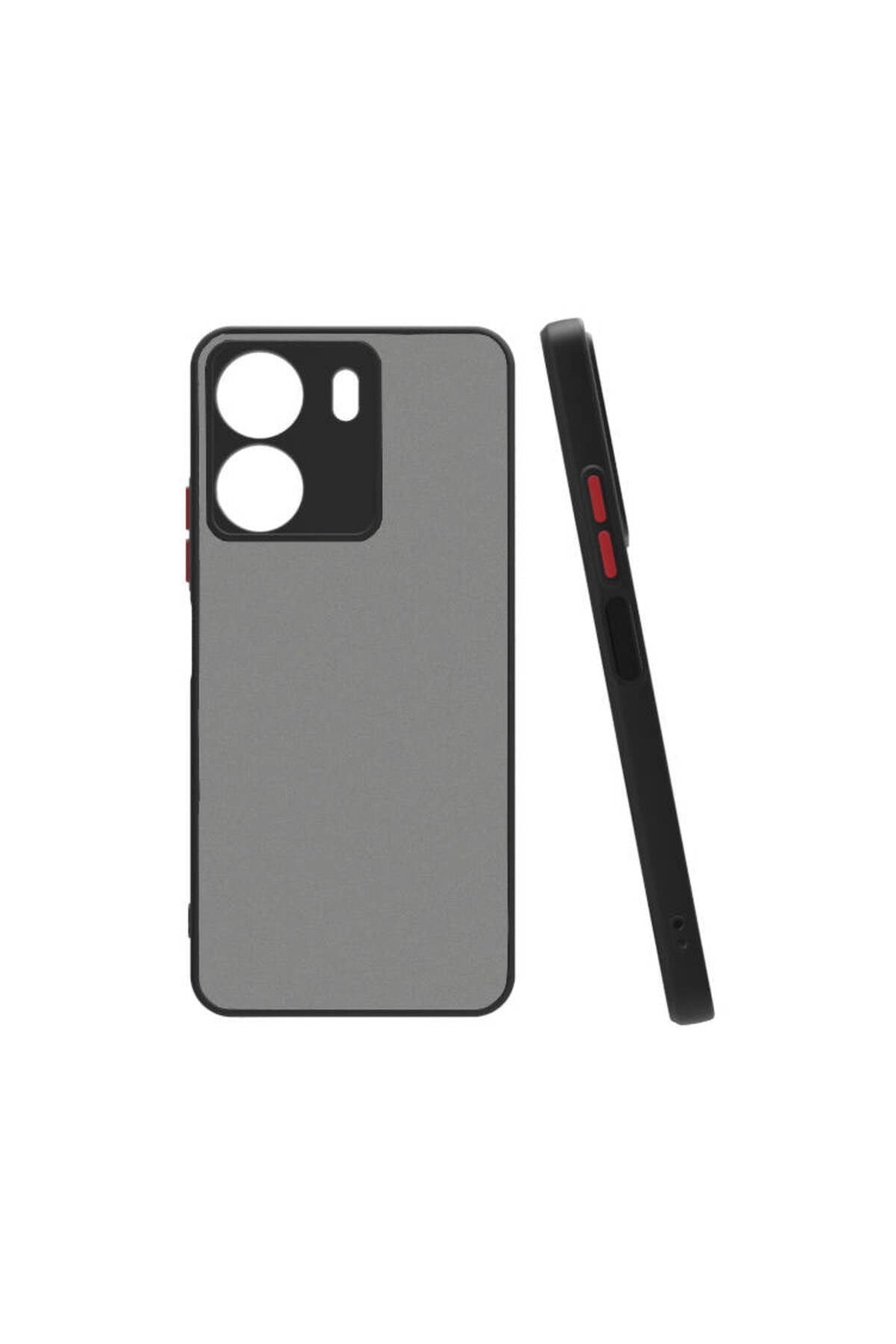 Poco C65 Kılıf NVTH Hux Kapak-Siyah
