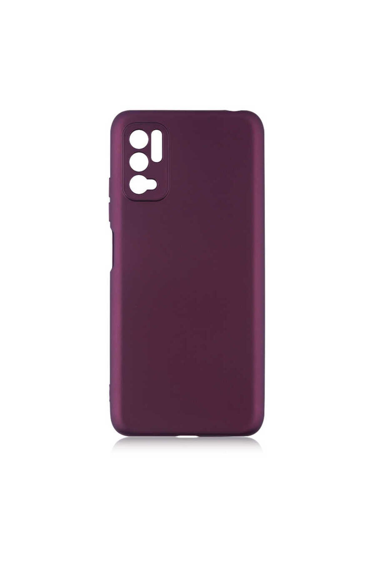 Poco M3 Pro Kılıf NVTH Premier Silikon Kapak - Mürdüm