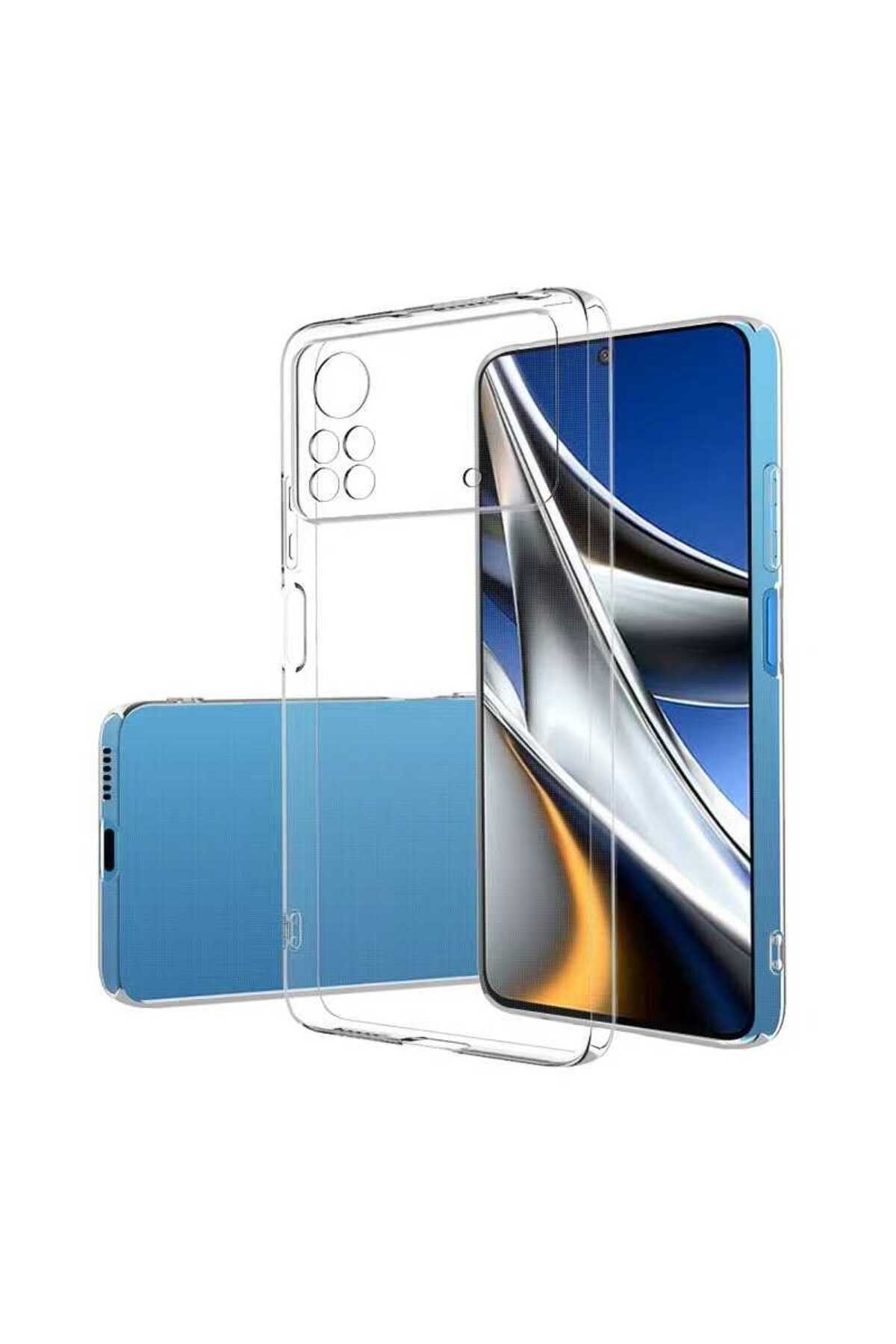 Poco X4 Pro 5G Kılıf NVTH Süper Silikon Kapak - Renksiz