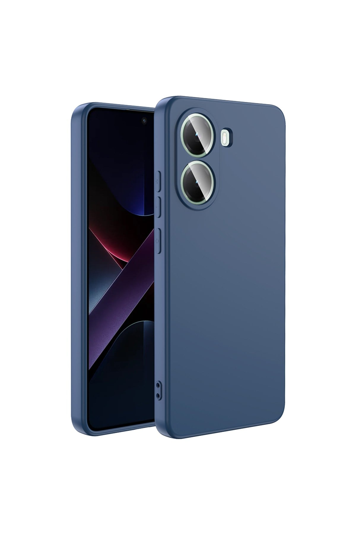 Poco X7 Pro Kılıf NVTH Mara Lansman Kapak - Lacivert