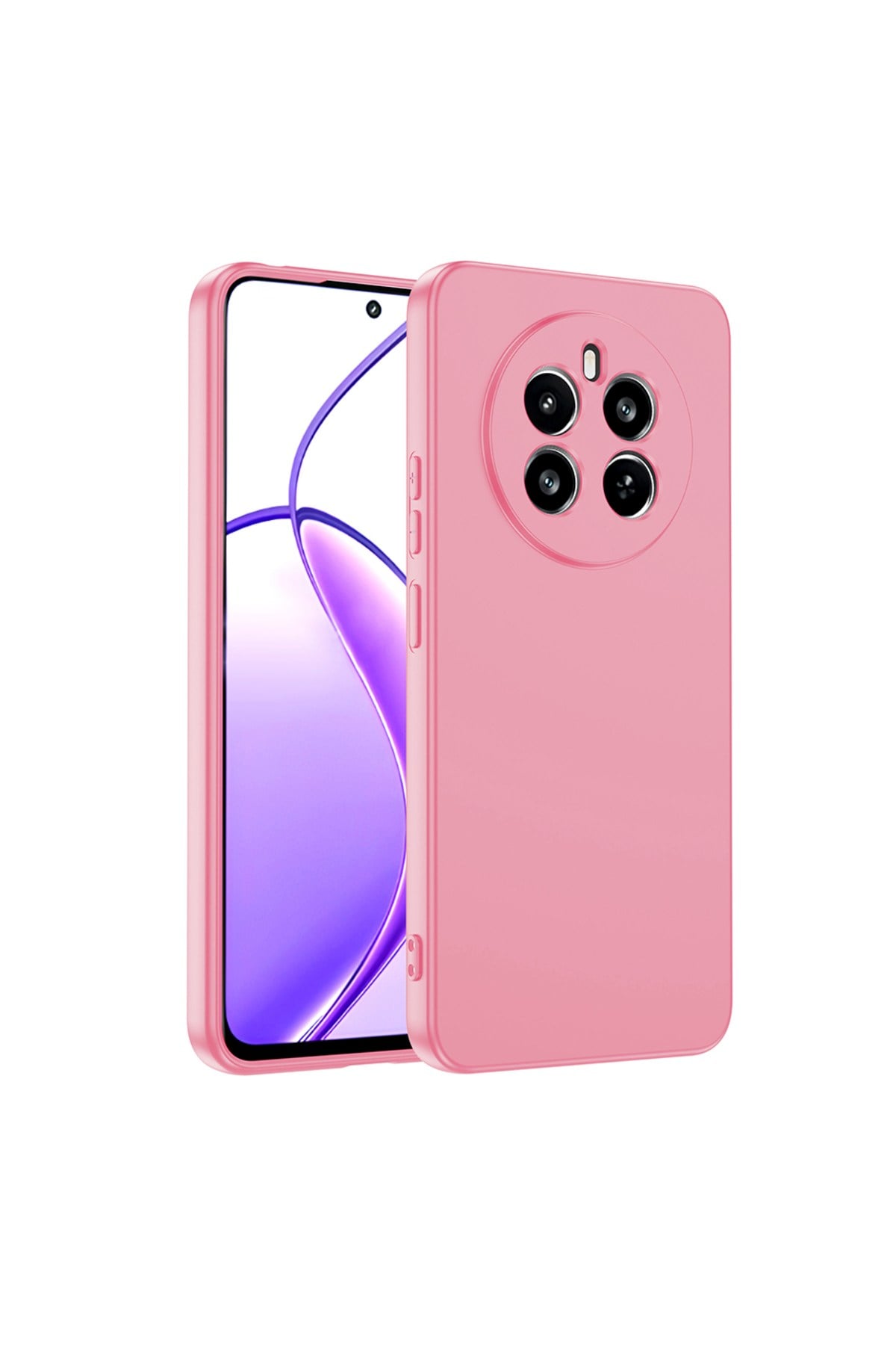 Realme 12 4G Kılıf NVTH Mara Lansman Kapak - Pembe