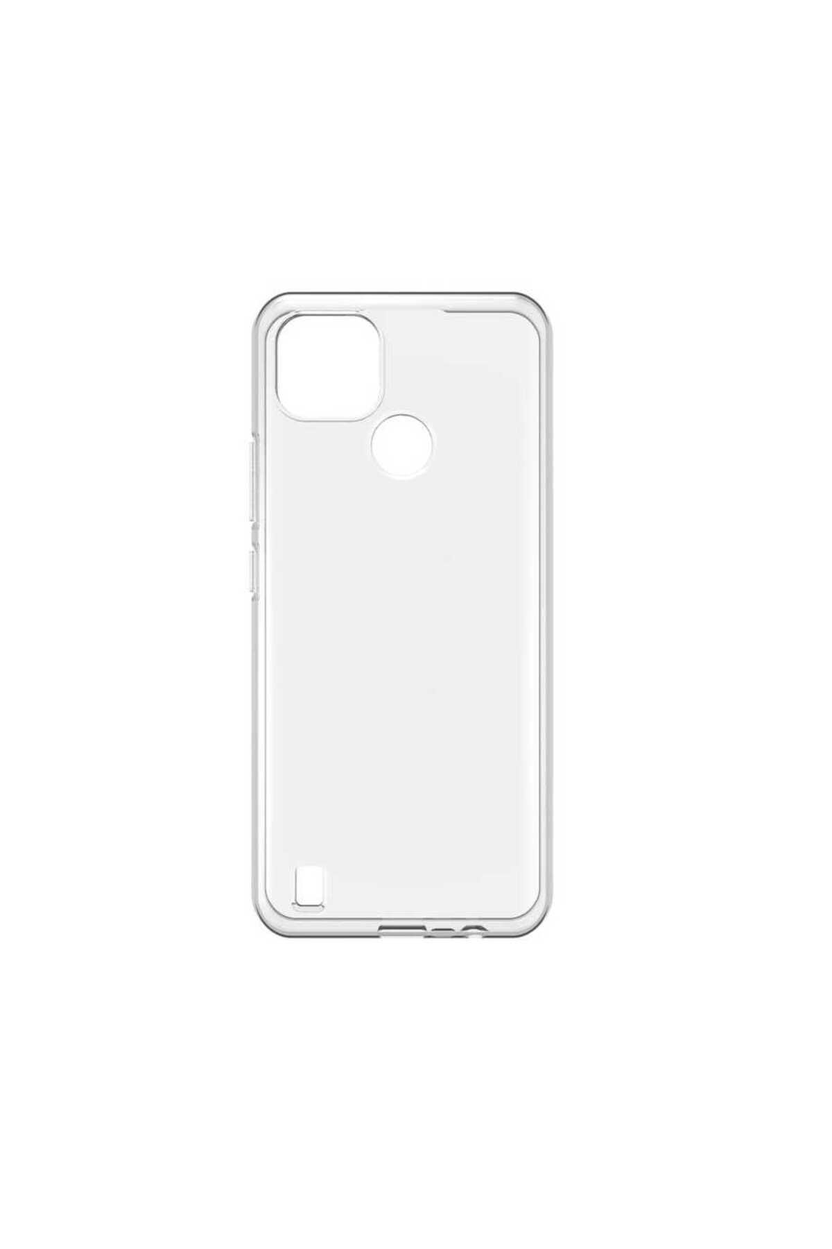 Realme C25 Kılıf NVTH Süper Silikon Kapak - Renksiz