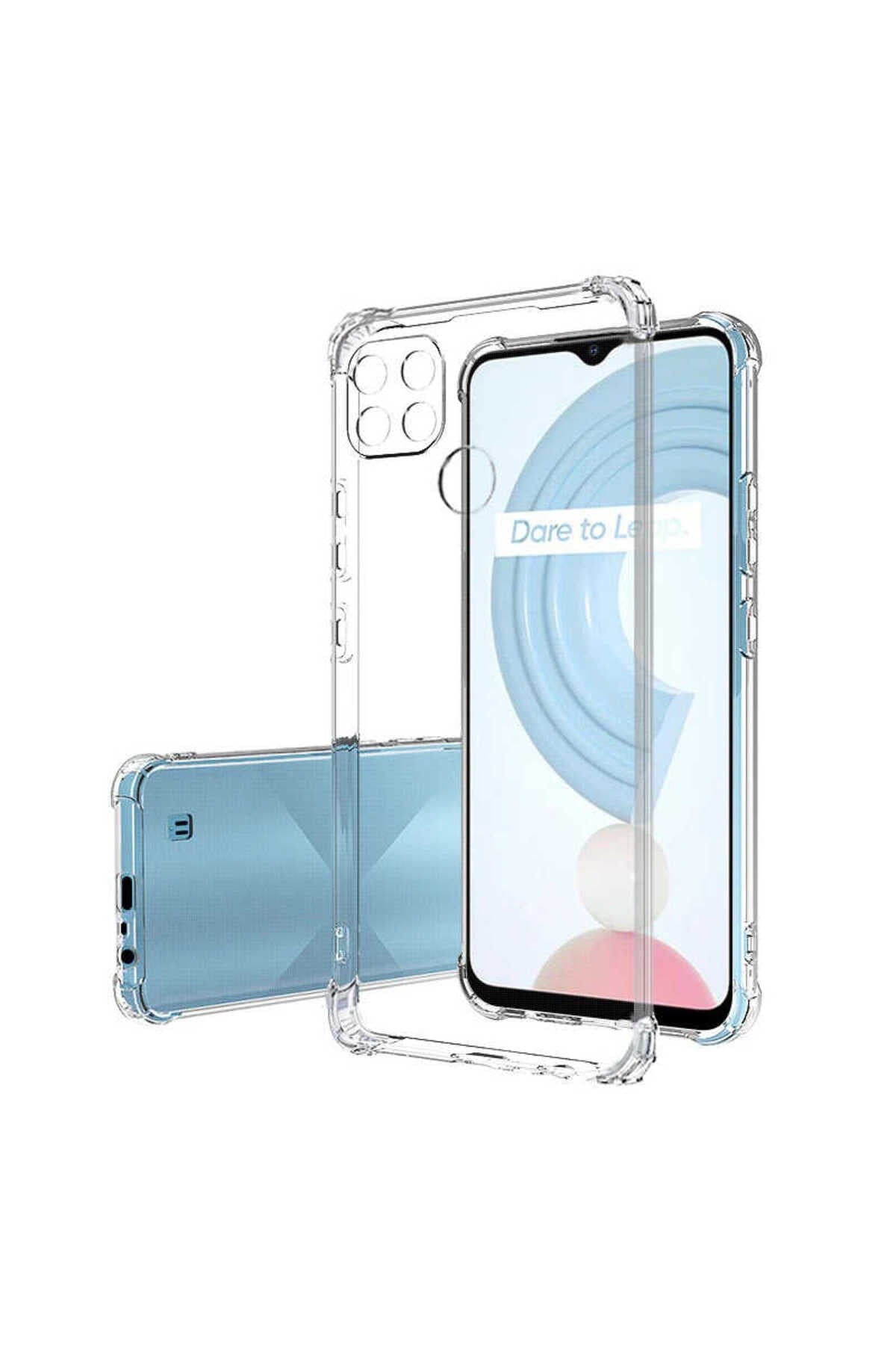 Realme C25Y Kılıf NVTH 2mm Anti Shock Silikon - Renksiz