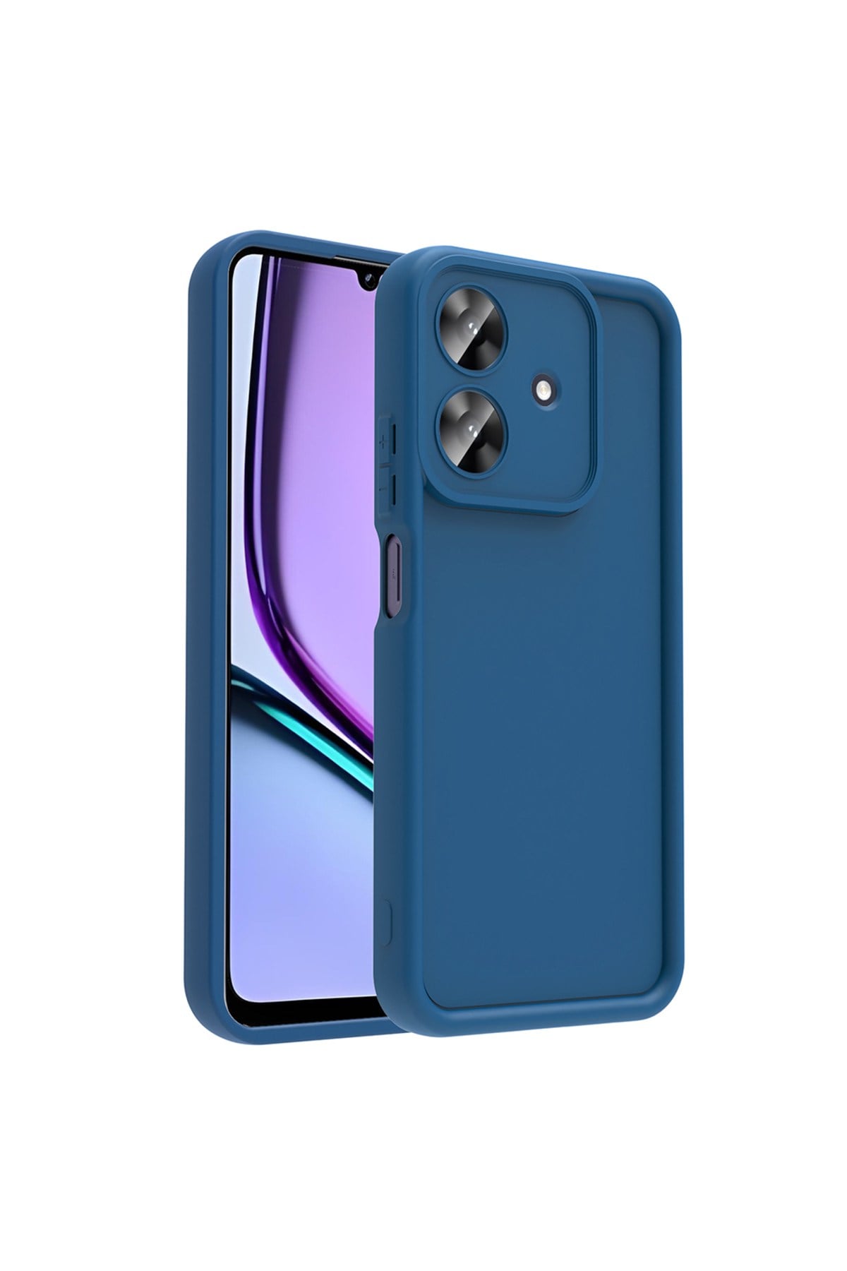 Realme Note 60 Kılıf Kamera Korumalı NVTH Ananas Kapak - Koyu Yeşil