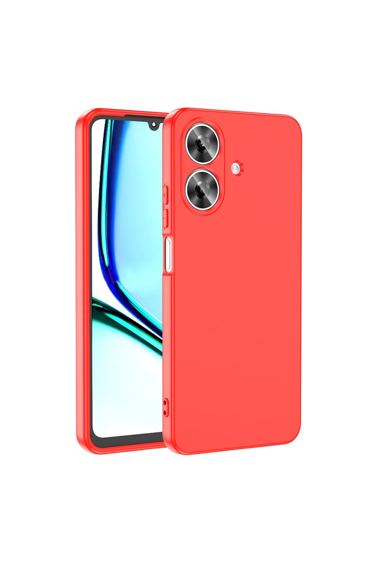 Realme Note 60 Kılıf NVTH Mara Lansman Kapak - Kırmızı